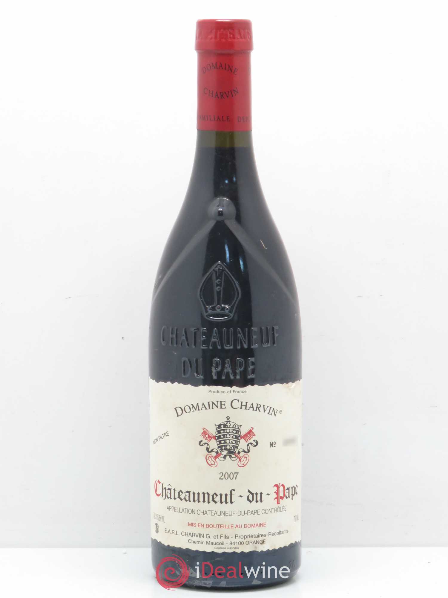 Châteauneuf-du-Pape Charvin (Domaine) 2007 - Lot de 1 bouteille - 0