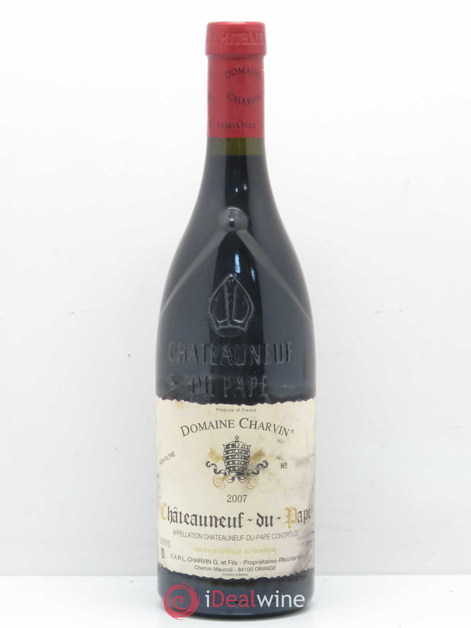 Châteauneuf-du-Pape Charvin (Domaine) 2007 - Lot de 1 bouteille - 0