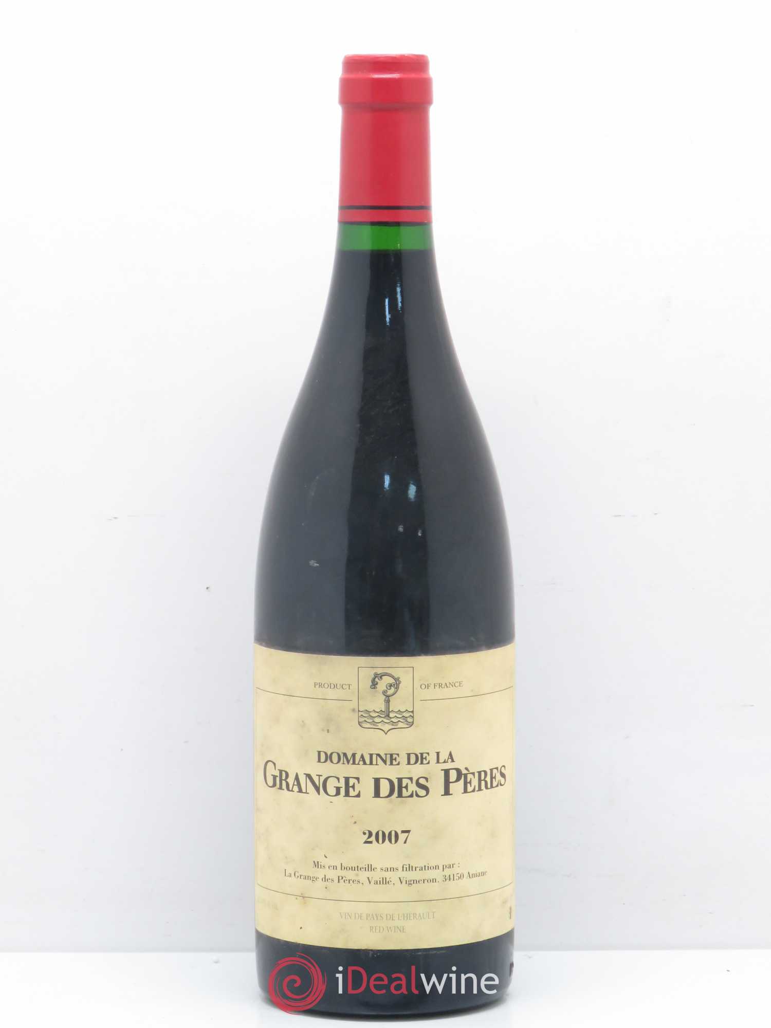 Pays d'Hérault Grange des Pères Laurent Vaillé 2007 - Lot de 1 bouteille - 0