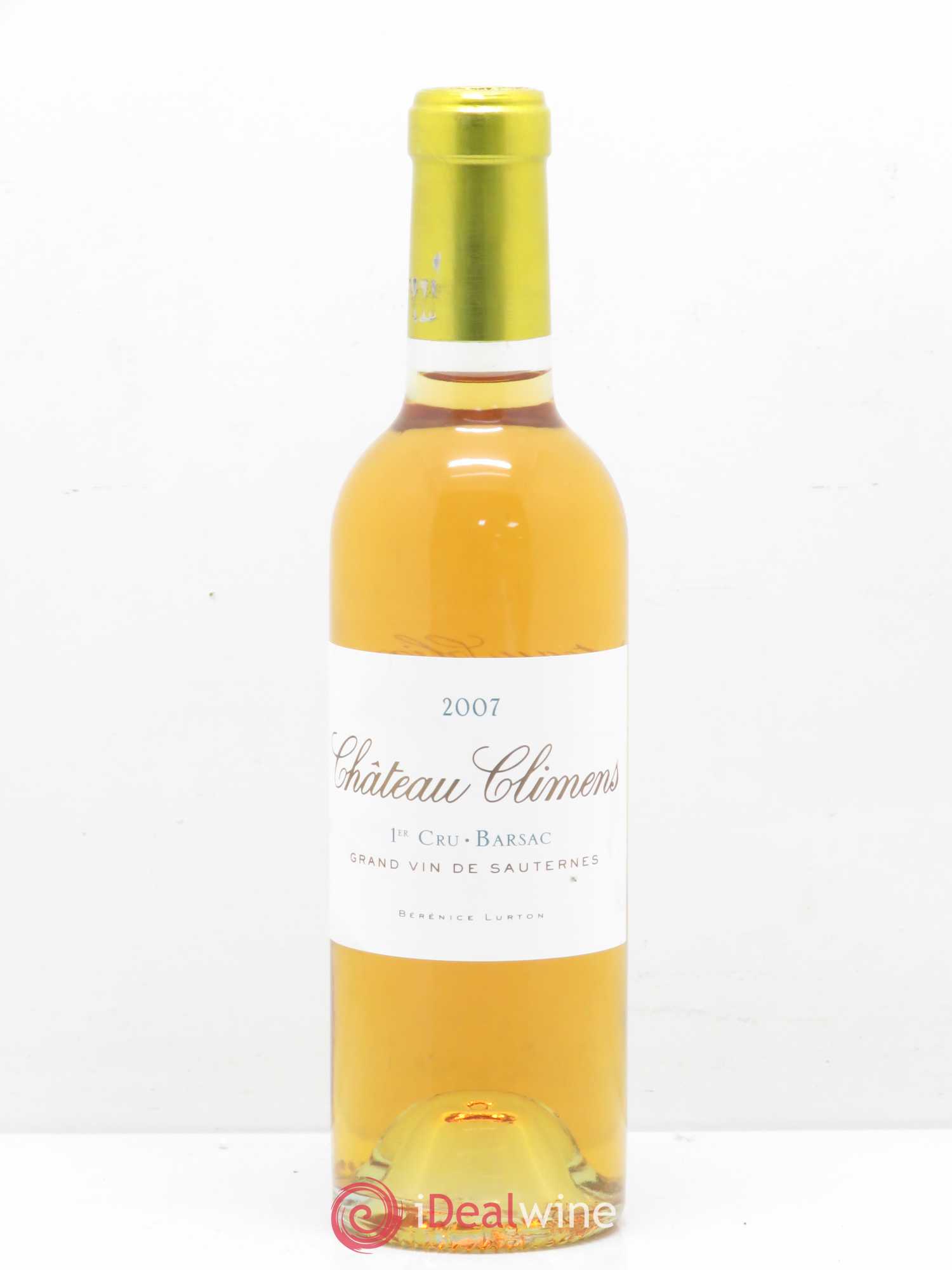 Château Climens 1er Grand Cru Classé 2007 - Lotto di 1 mezza bottiglia - 0