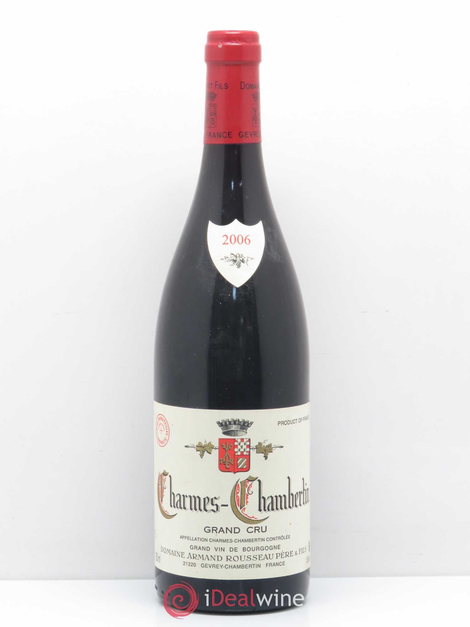 Charmes-Chambertin Grand Cru Armand Rousseau (Domaine) 2006 - Lot de 1 bouteille - 0