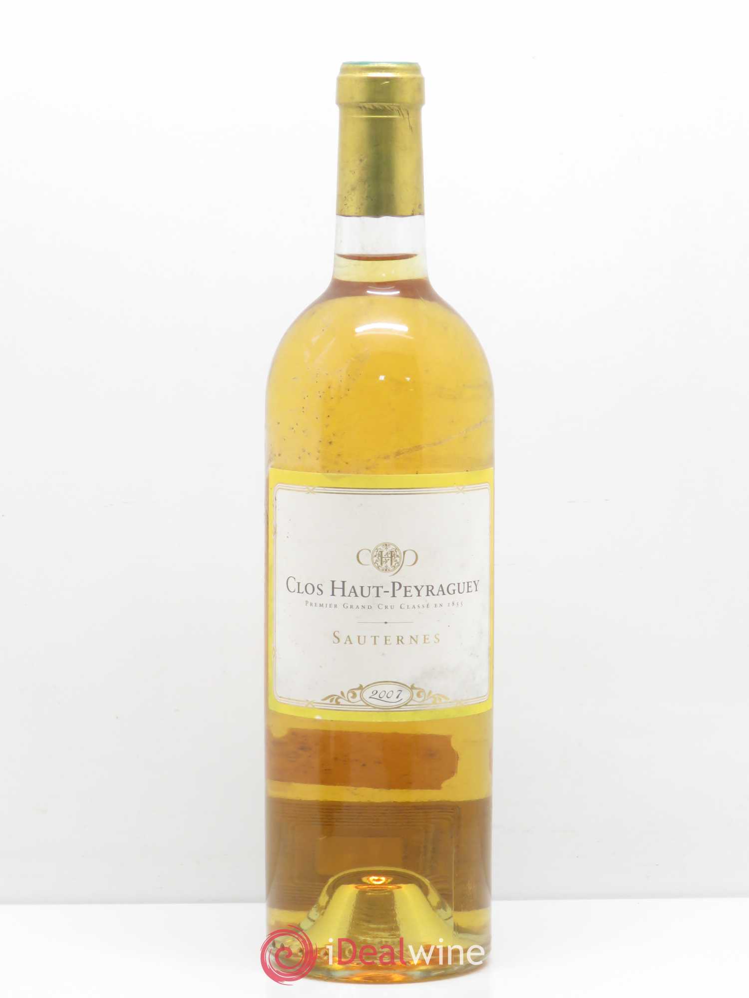 Clos Haut-Peyraguey 1er Grand Cru Classé 2007 - Lotto di 1 bottiglia - 0