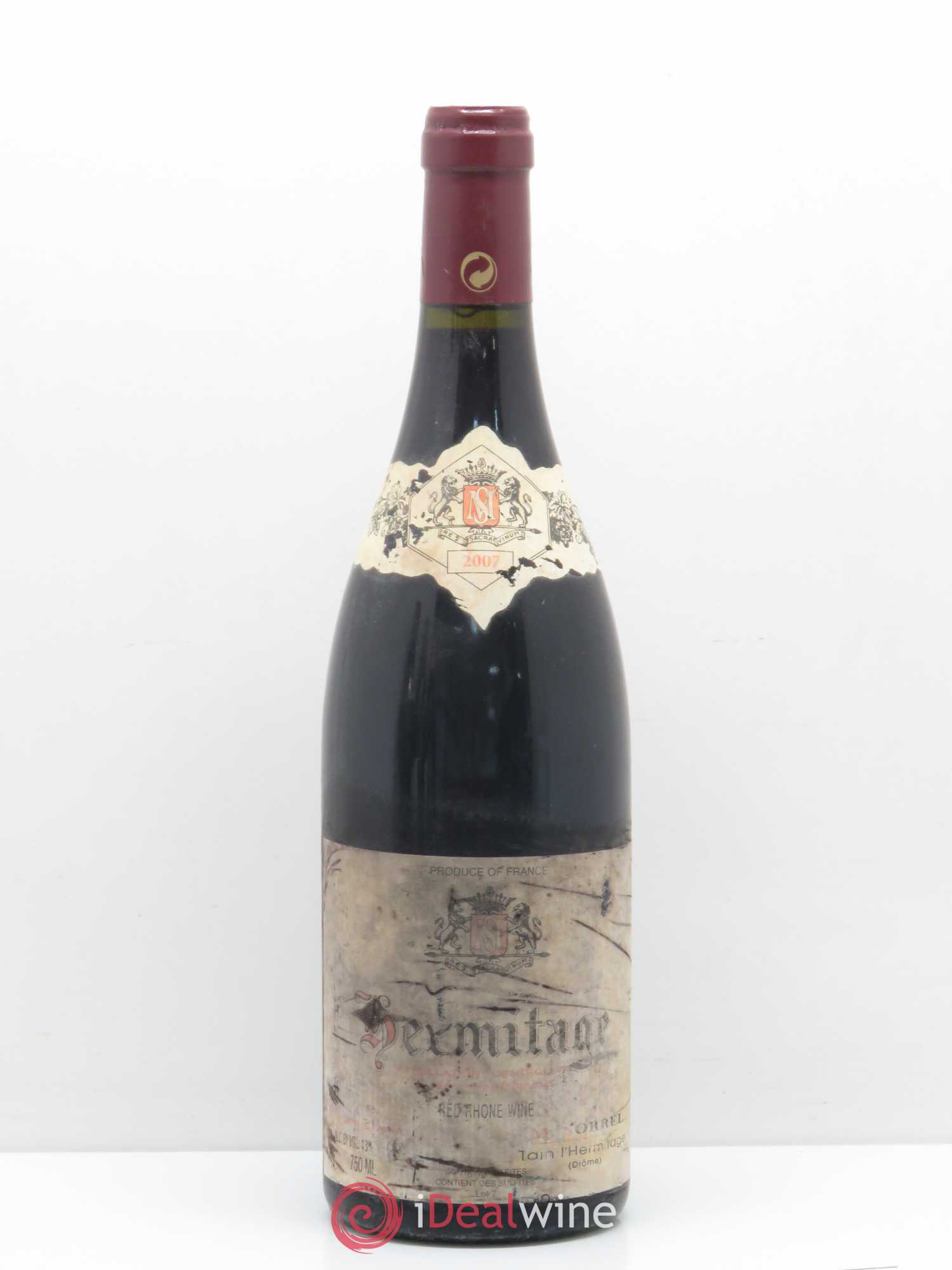 Hermitage Marc Sorrel 2007 - Lot de 1 bouteille - 0