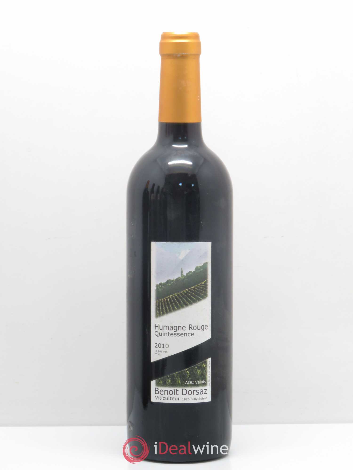 Divers Suisse Humagne Quintessence Benoit Dorsaz 2010 - Posten von 1 Flasche - 0