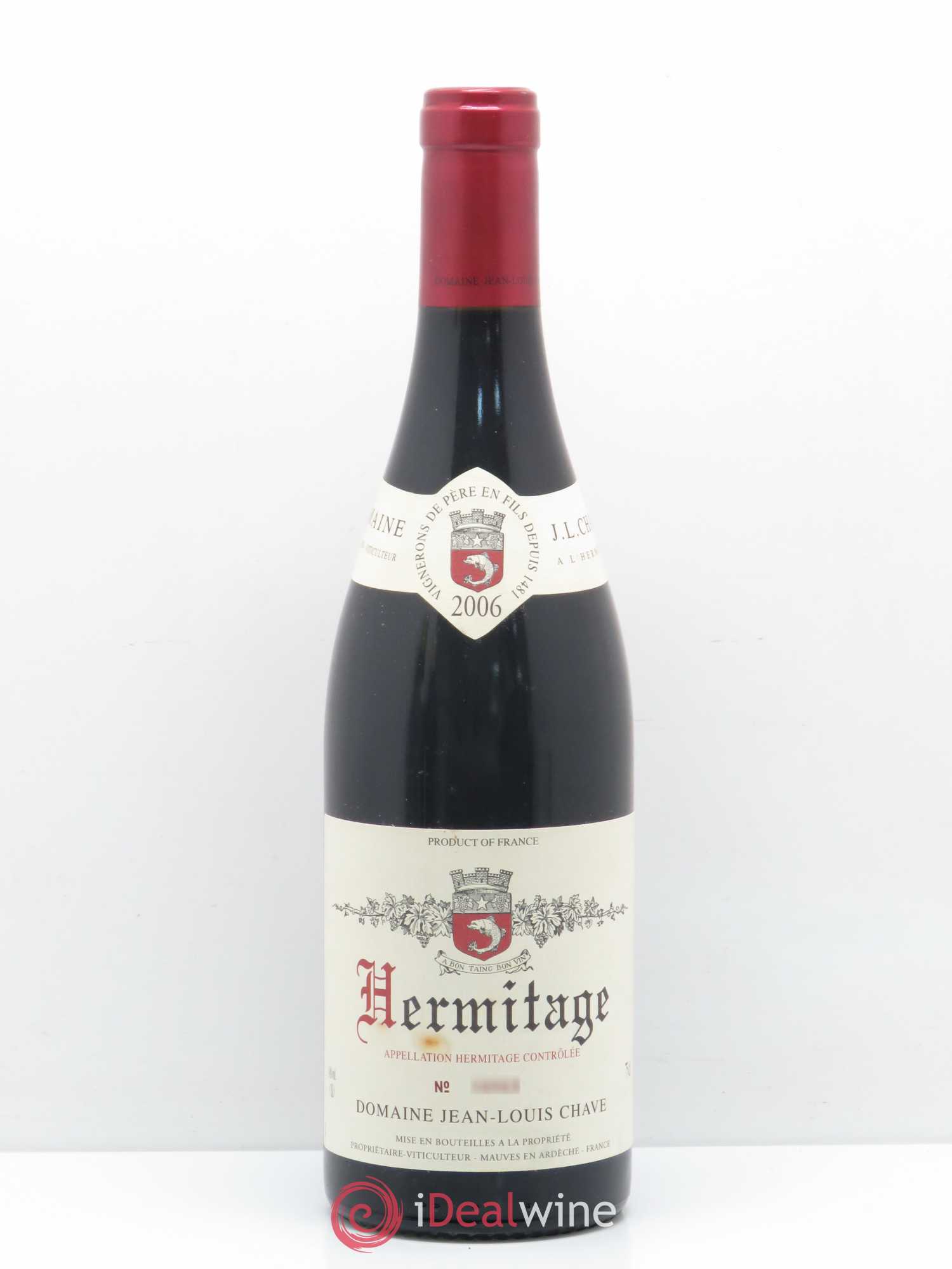 Hermitage Jean-Louis Chave 2006 - Lot de 1 bouteille - 0