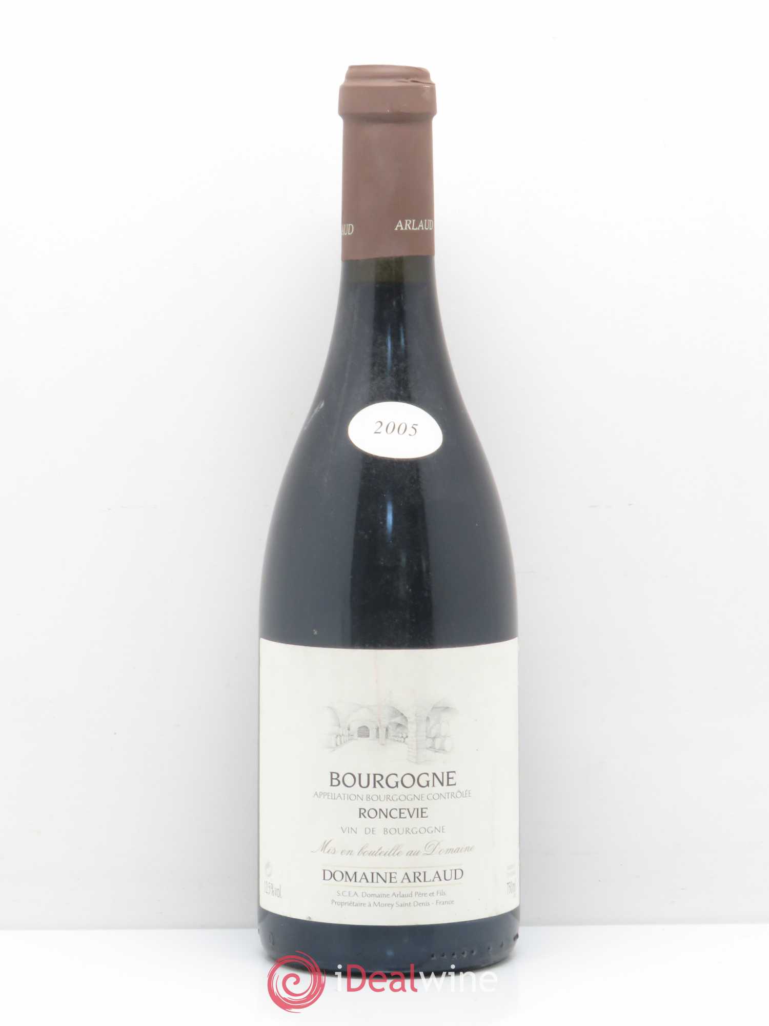 Bourgogne Roncevie Arlaud 2005 - Lot de 1 bouteille - 0