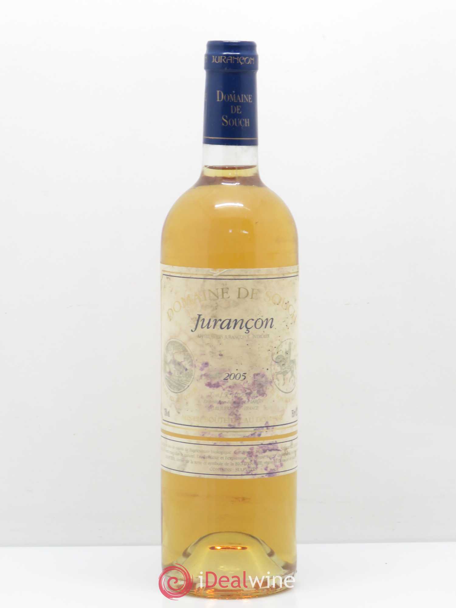 Jurançon sec Souch (Domaine de) 2005 - Lot de 1 bouteille - 0
