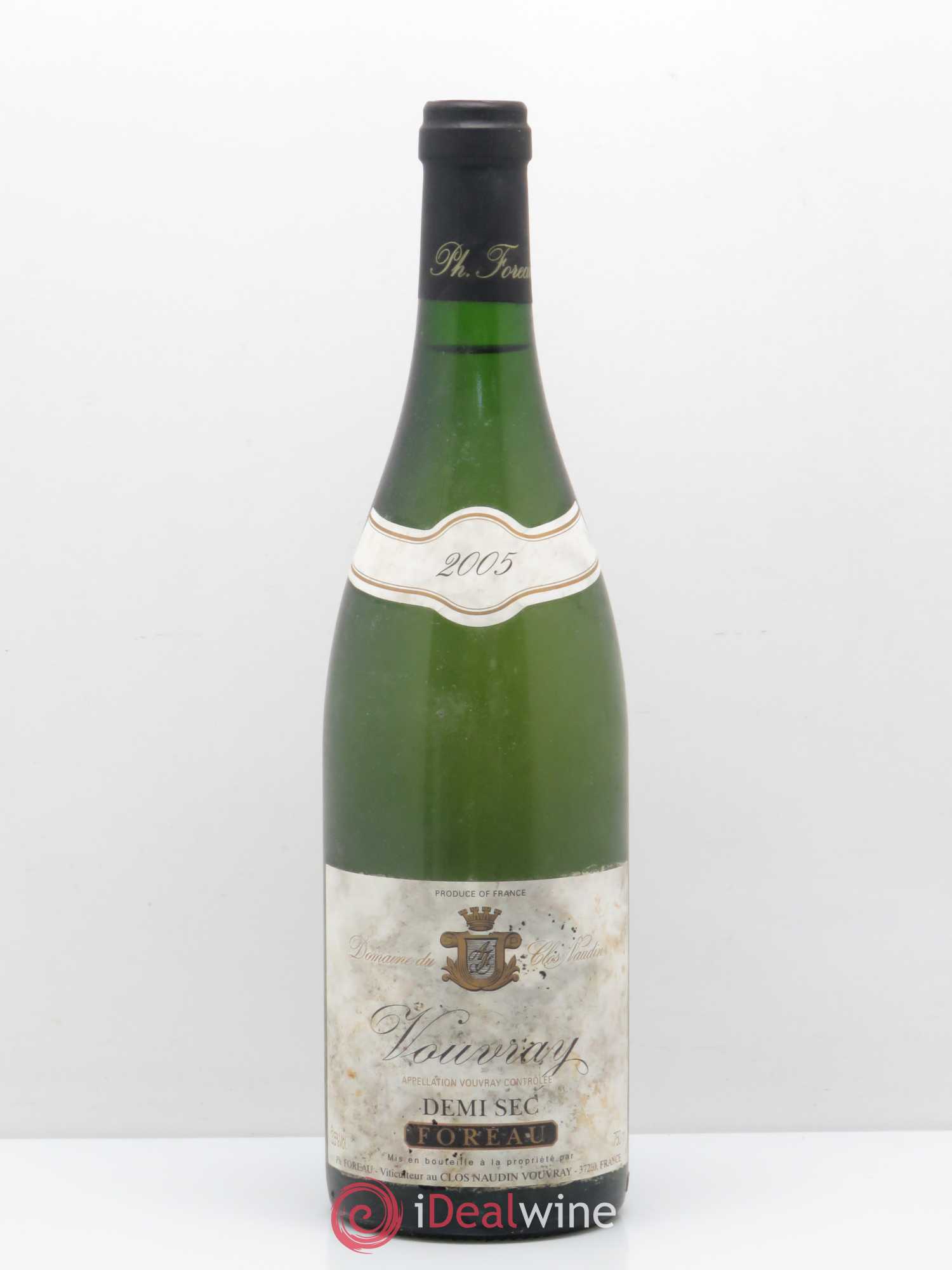 Vouvray Demi-Sec Clos Naudin - Philippe Foreau 2005 - Lot de 1 bouteille - 0