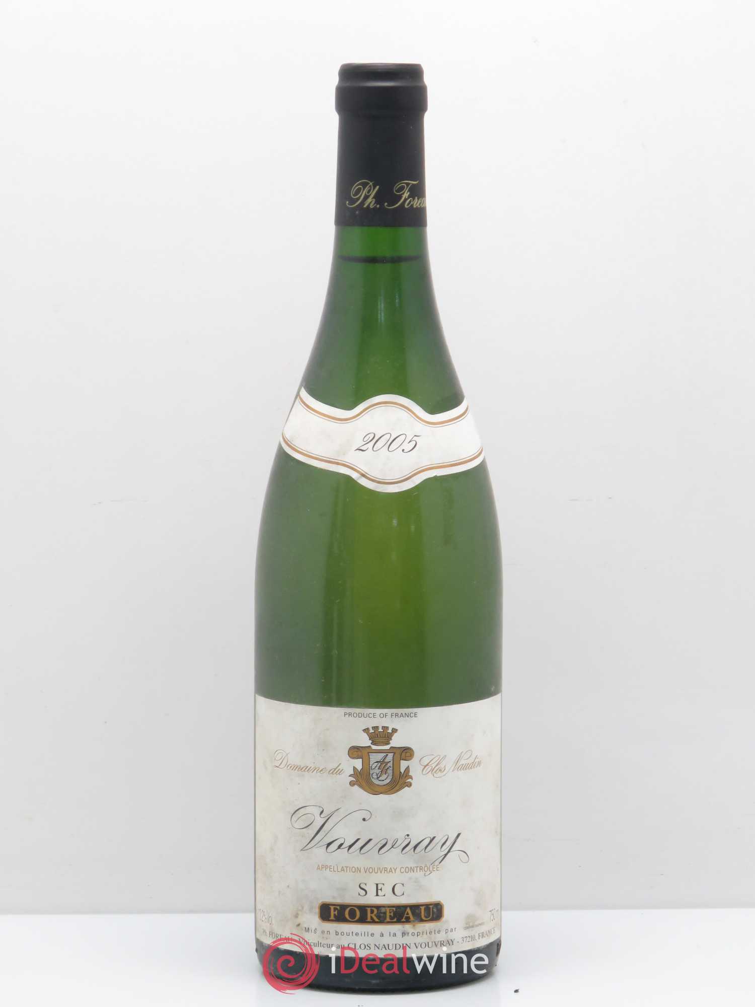Vouvray Sec Clos Naudin - Philippe Foreau 2005 - Lot de 1 bouteille - 0