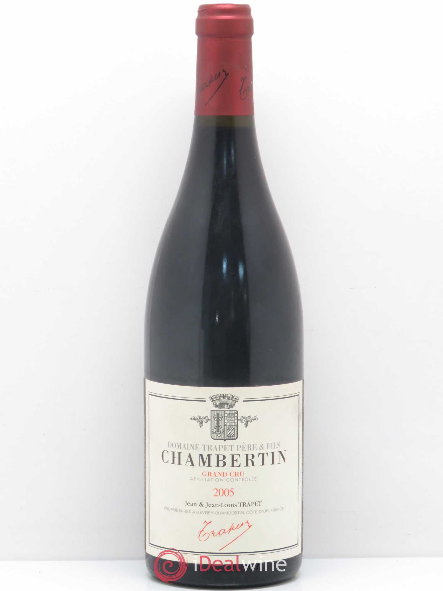 Chambertin Grand Cru Domaine Trapet 2005 - Lot de 1 bouteille - 0