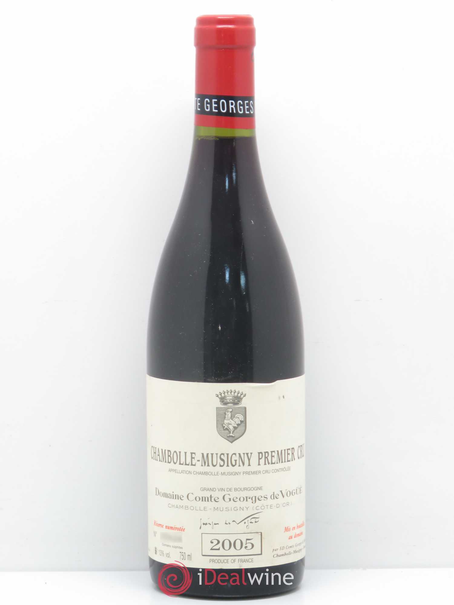 Chambolle-Musigny 1er Cru Comte Georges de Vogüé 2005 - Lot de 1 bouteille - 0