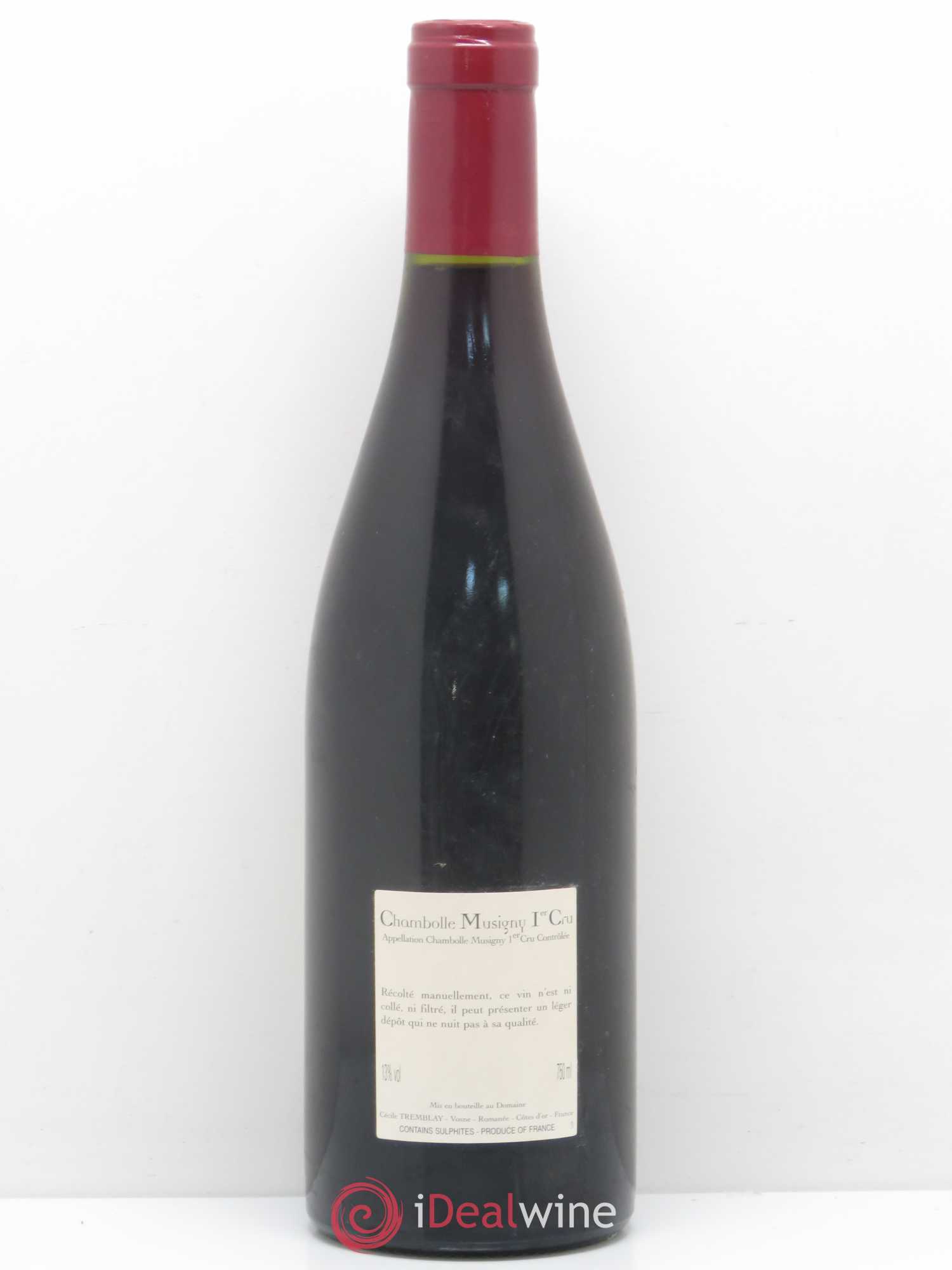 Chambolle-Musigny 1er Cru Les Feusselottes Cécile Tremblay 2005 - Lot de 1 bouteille - 1
