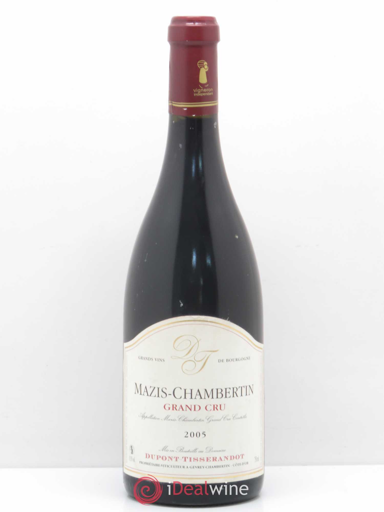 Mazis-Chambertin Grand Cru Dupont-Tisserandot (Domaine) 2005 - Lot de 1 bouteille - 0