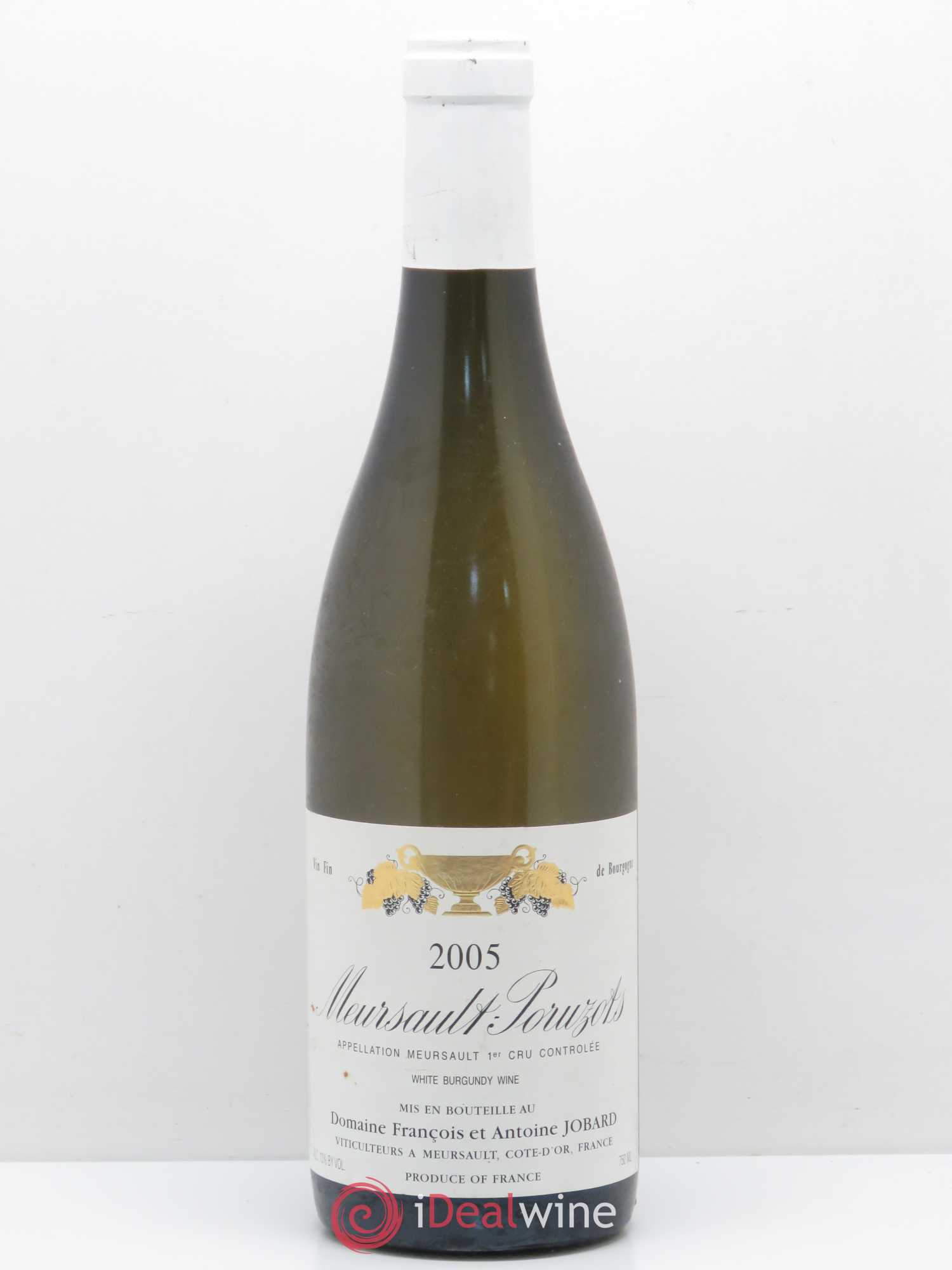 Meursault 1er Cru Poruzots François et Antoine Jobard (Domaine) 2005 - Lot de 1 bouteille - 0