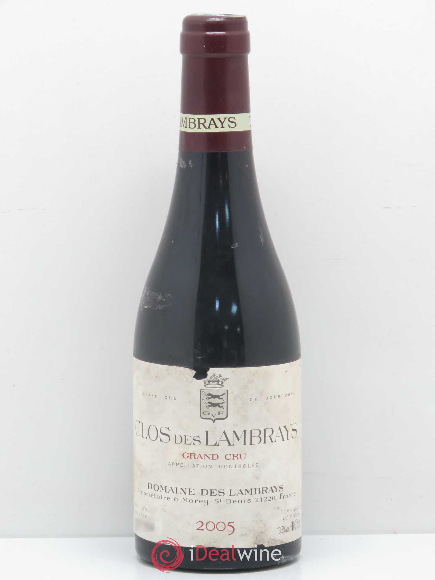 Clos des Lambrays Grand Cru Domaine des Lambrays 2005 - Lot de 1 demi bouteille - 0