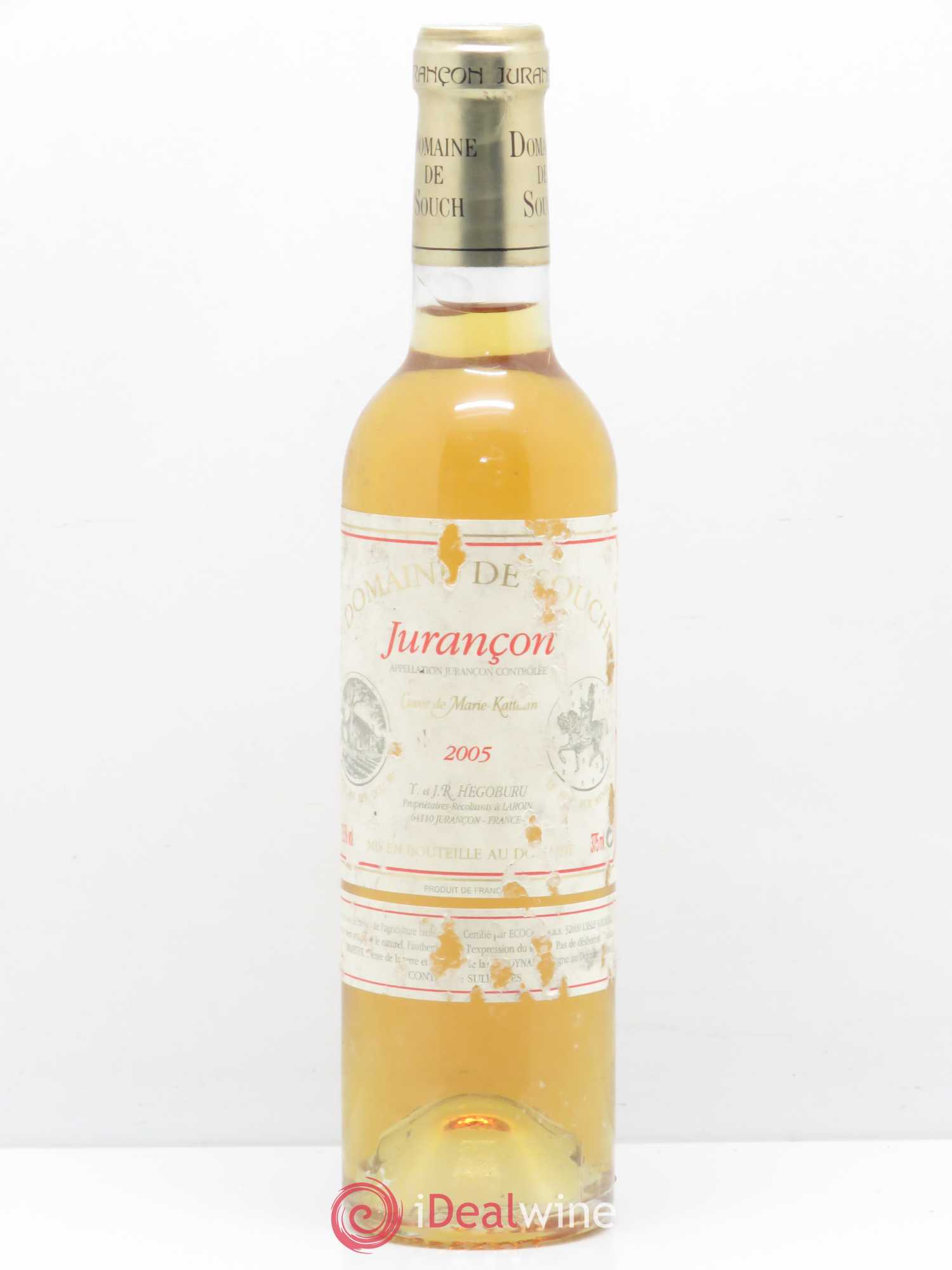 Jurançon Marie Kattalyn Souch (Domaine de) 2005 - Posten von 1 Demi-Flasche - 0