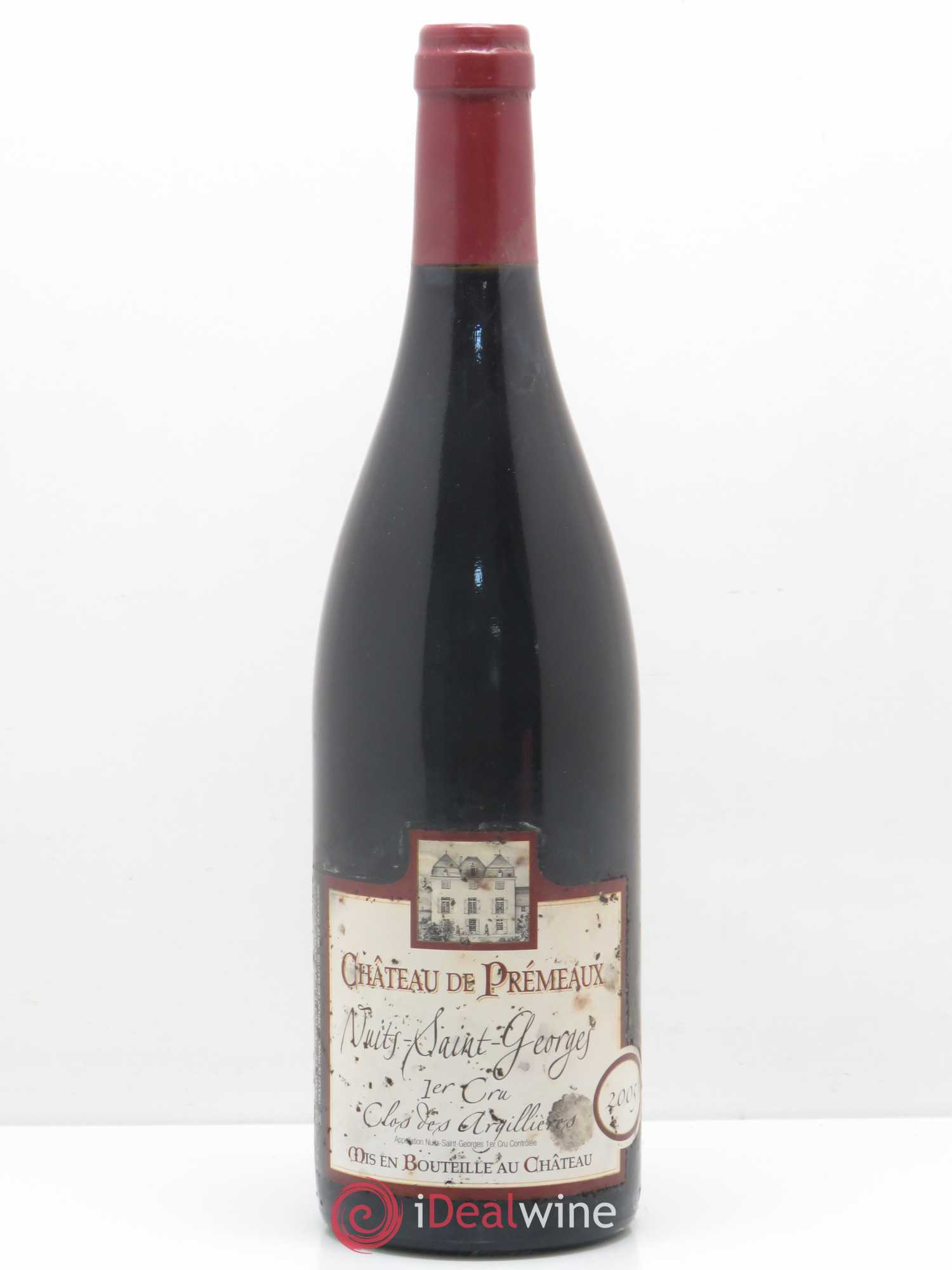 Nuits-Saint-Georges 1er Cru Clos des Argilières Chateau des Prémeaux 2005 - Posten von 1 Flasche - 0