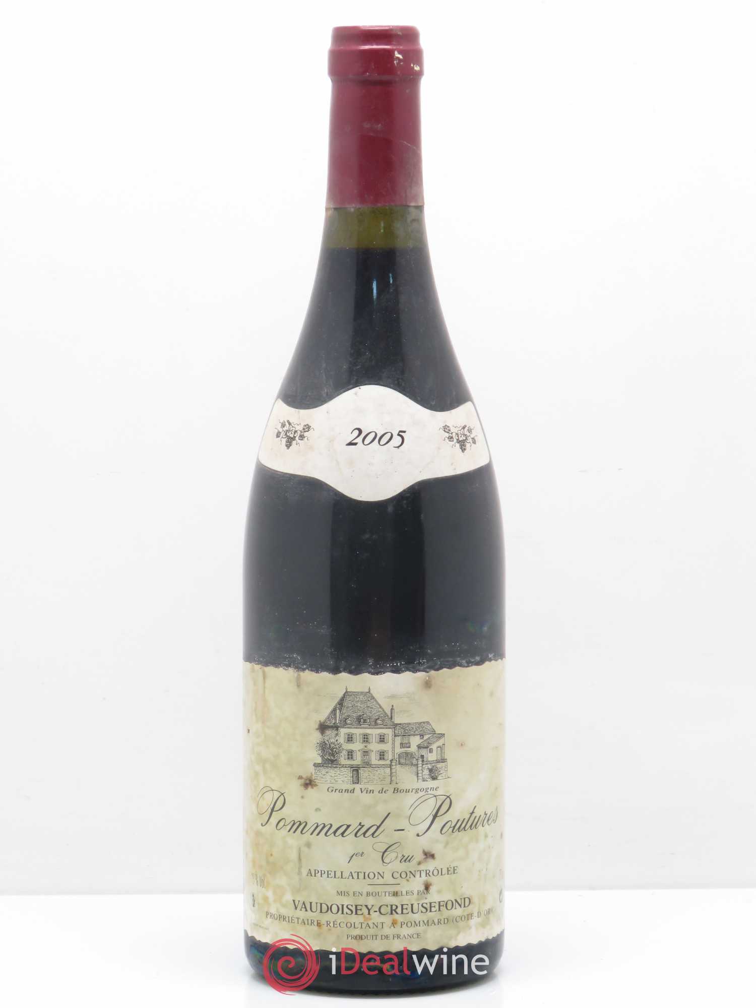 Pommard 1er Cru Poutures Vaudoisey Creusefond 2005 - Lot de 1 bouteille - 0
