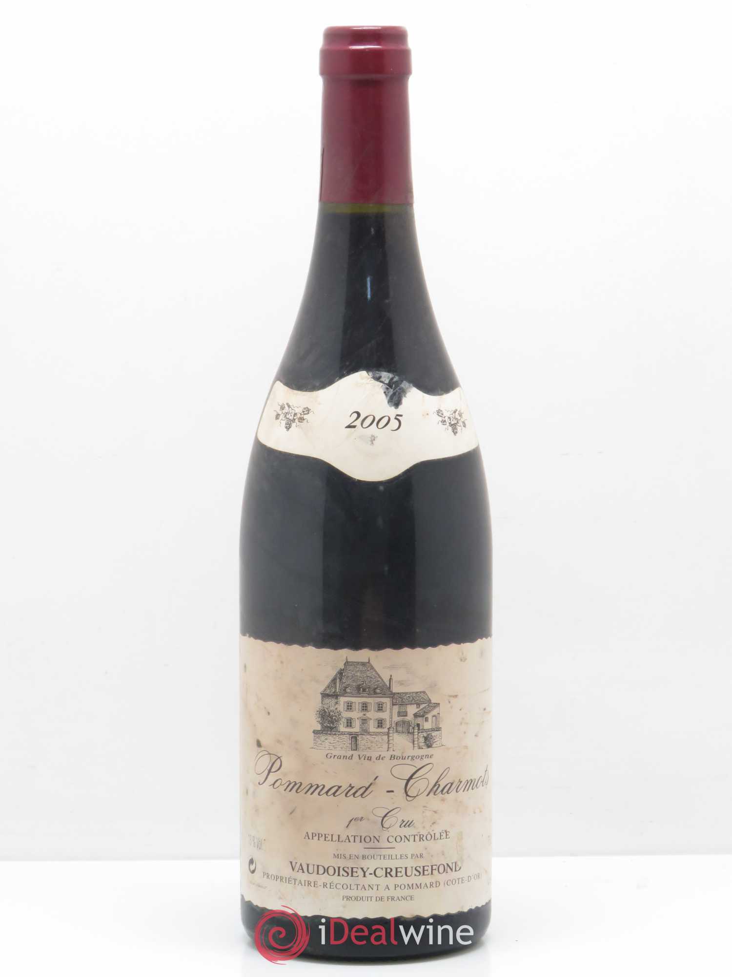 Pommard 1er Cru Charmot Vaudoisey Creusefond 2005 - Posten von 1 Flasche - 0