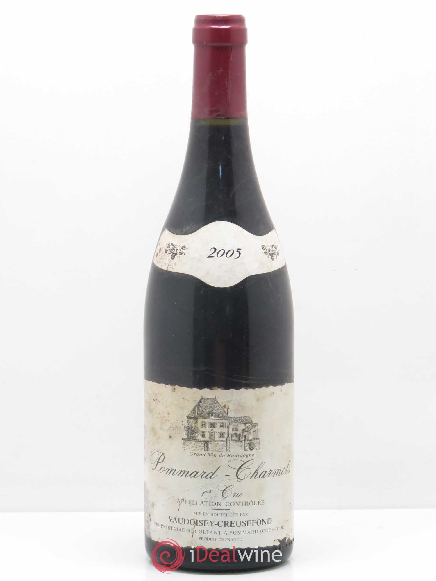 Pommard 1er Cru Charmot Vaudoisey Creusefond 2005 - Lot de 1 bouteille - 0