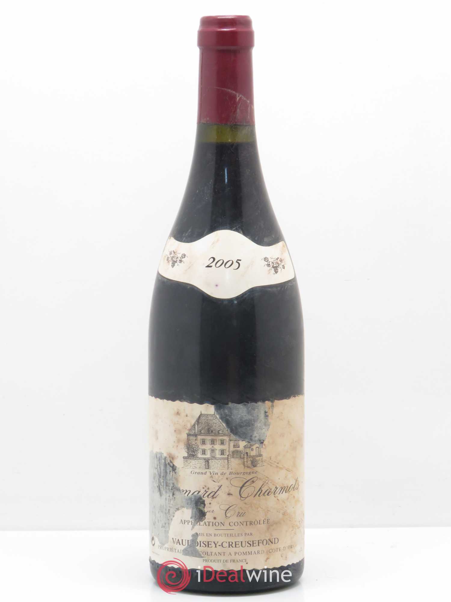 Pommard 1er Cru Charmot Vaudoisey Creusefond 2005 - Lot de 1 bouteille - 0