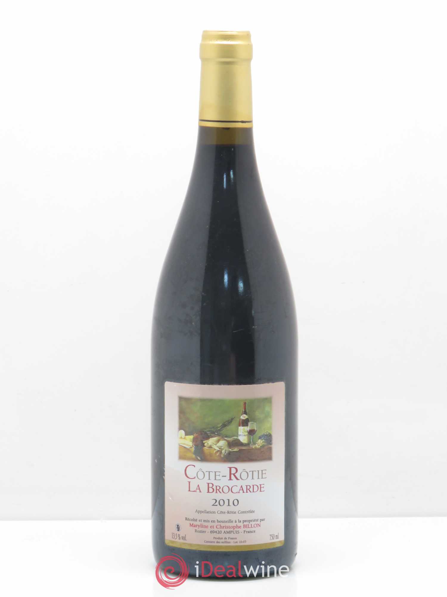 Côte-Rôtie La Brocarde Billon 2010 - Posten von 1 Flasche - 0