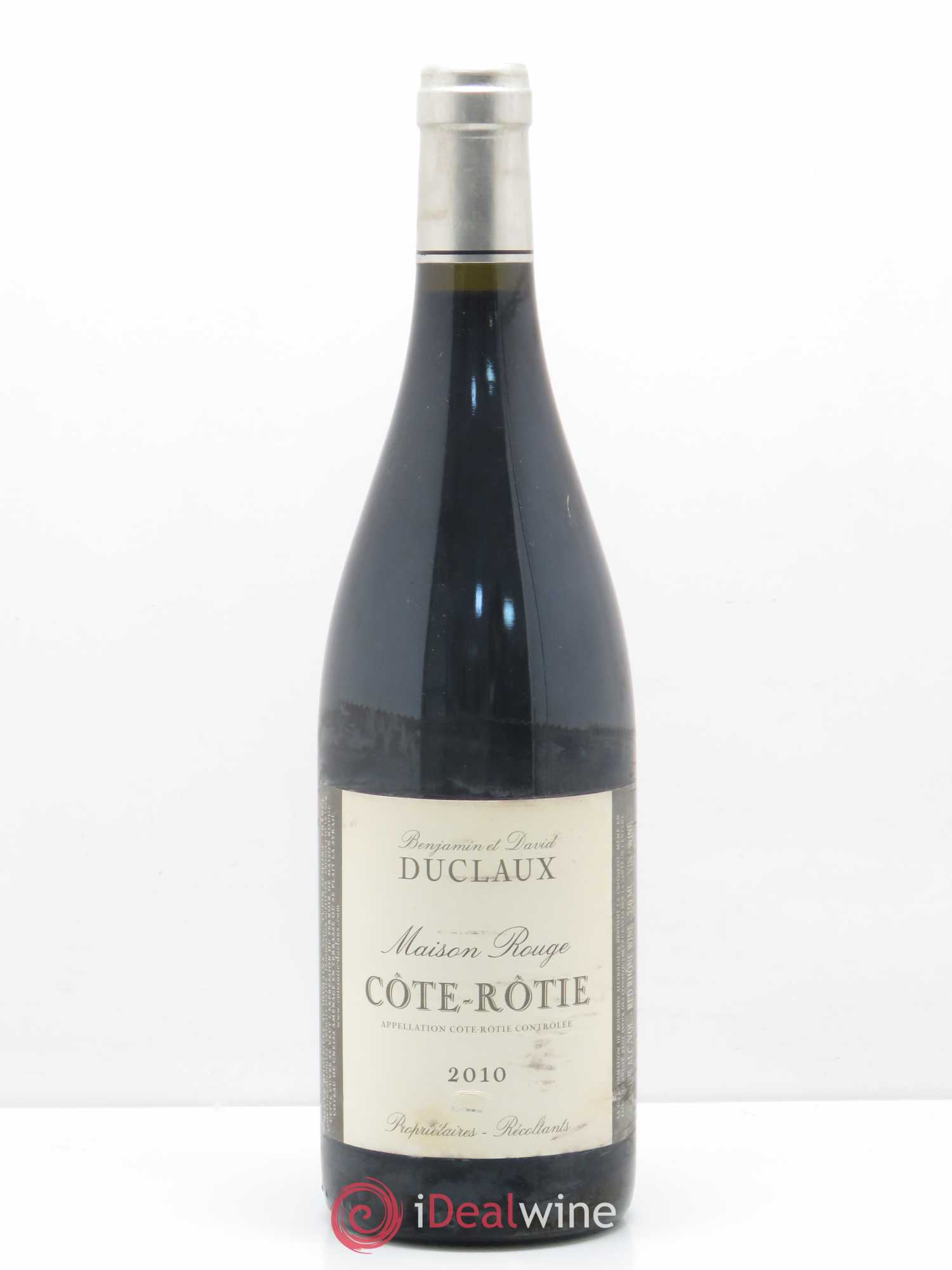 Côte-Rôtie Maison Rouge Domaine Duclaux 2010 - Lot de 1 bouteille - 0