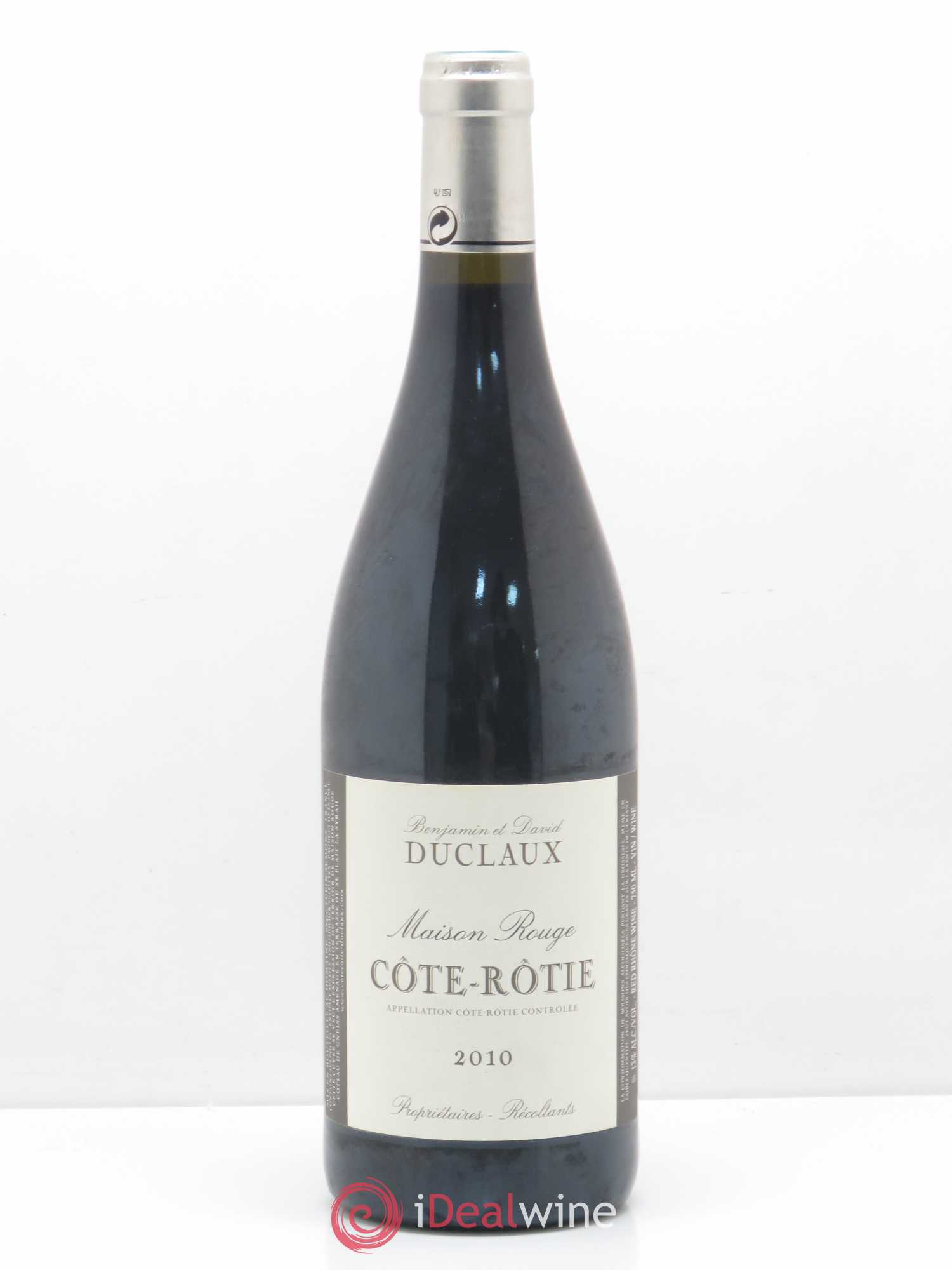 Côte-Rôtie Maison Rouge Domaine Duclaux 2010 - Lot de 1 bouteille - 0