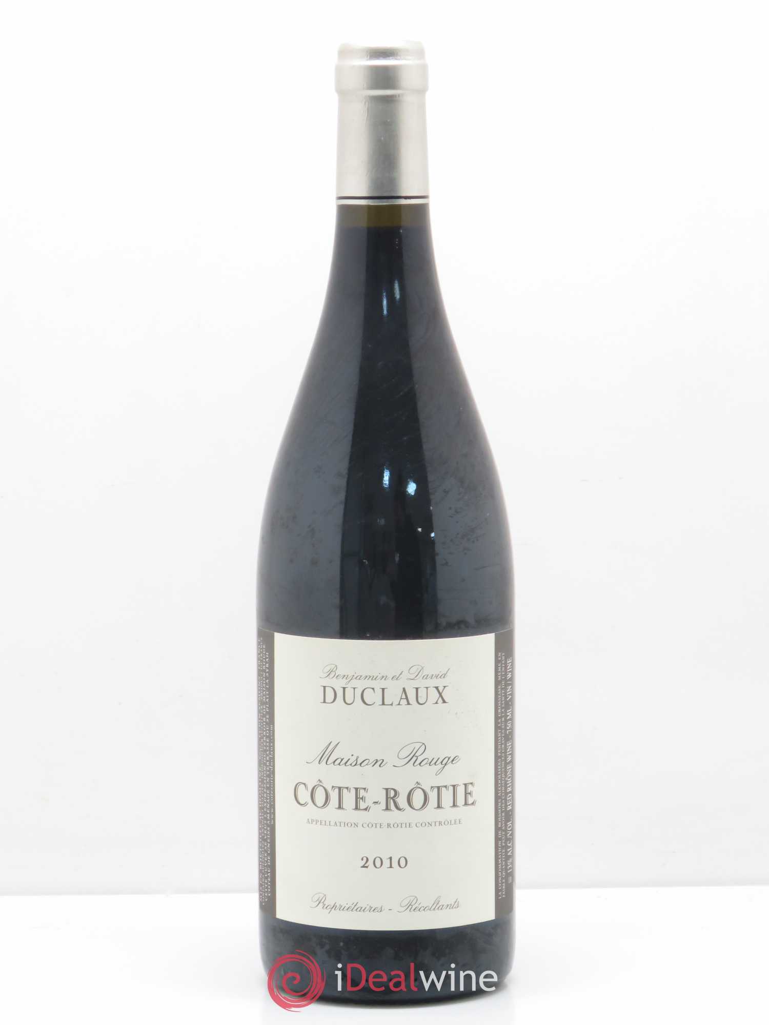 Côte-Rôtie Maison Rouge Domaine Duclaux 2010 - Lot de 1 bouteille - 0