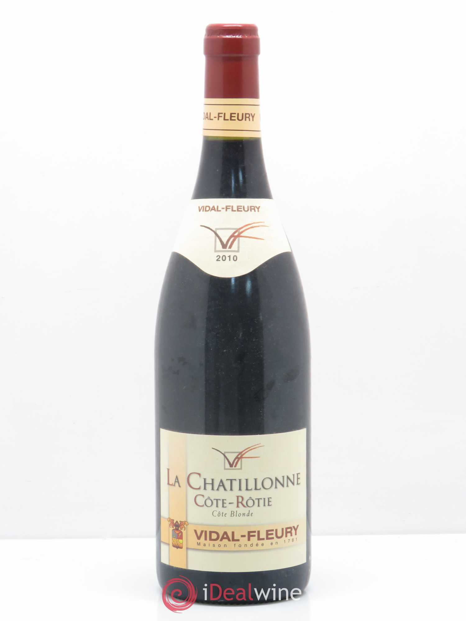 Côte-Rôtie la Chatillonne Côte Blonde Vidal Fleury 2010 - Lot de 1 bouteille - 0