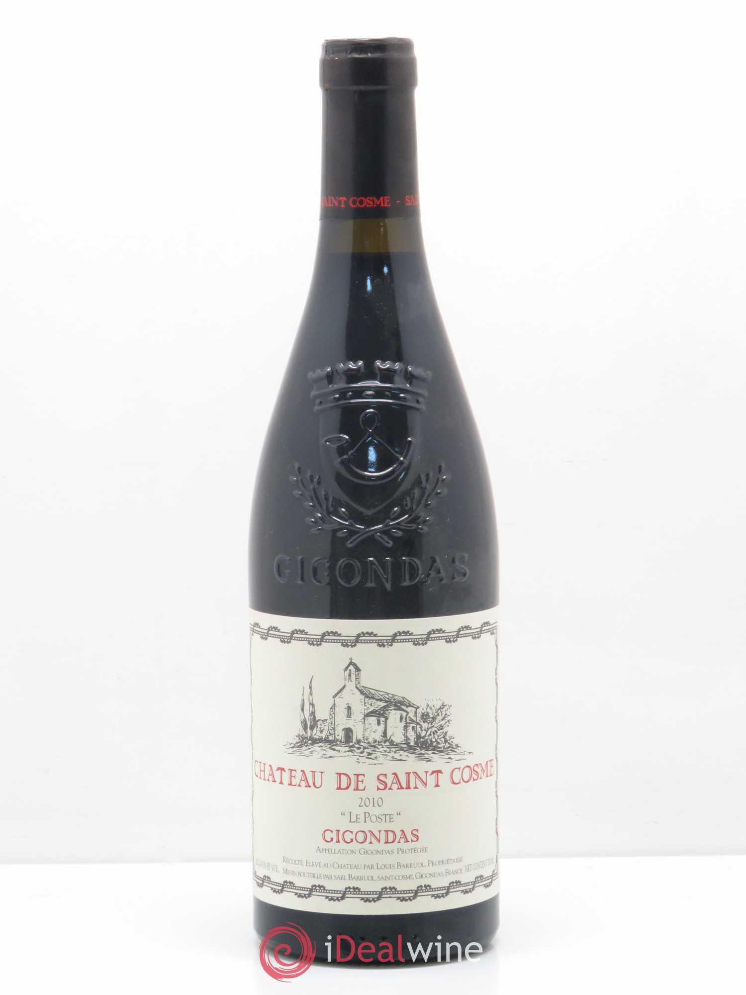 Gigondas Le Poste Saint Cosme 2010 - Lot de 1 bouteille - 0