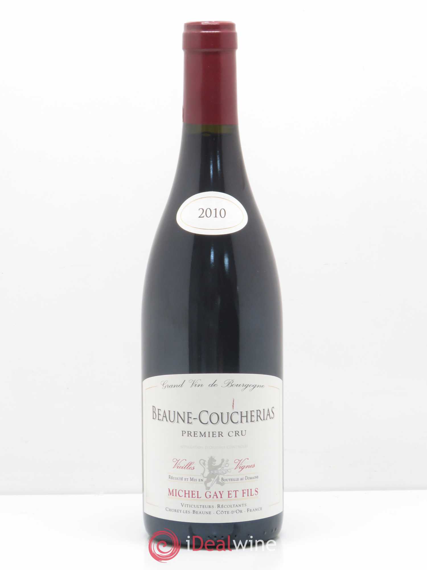 Beaune 1er Cru Vieilles Vignes Coucherias Michel Gay 2010 - Posten von 1 Flasche - 0