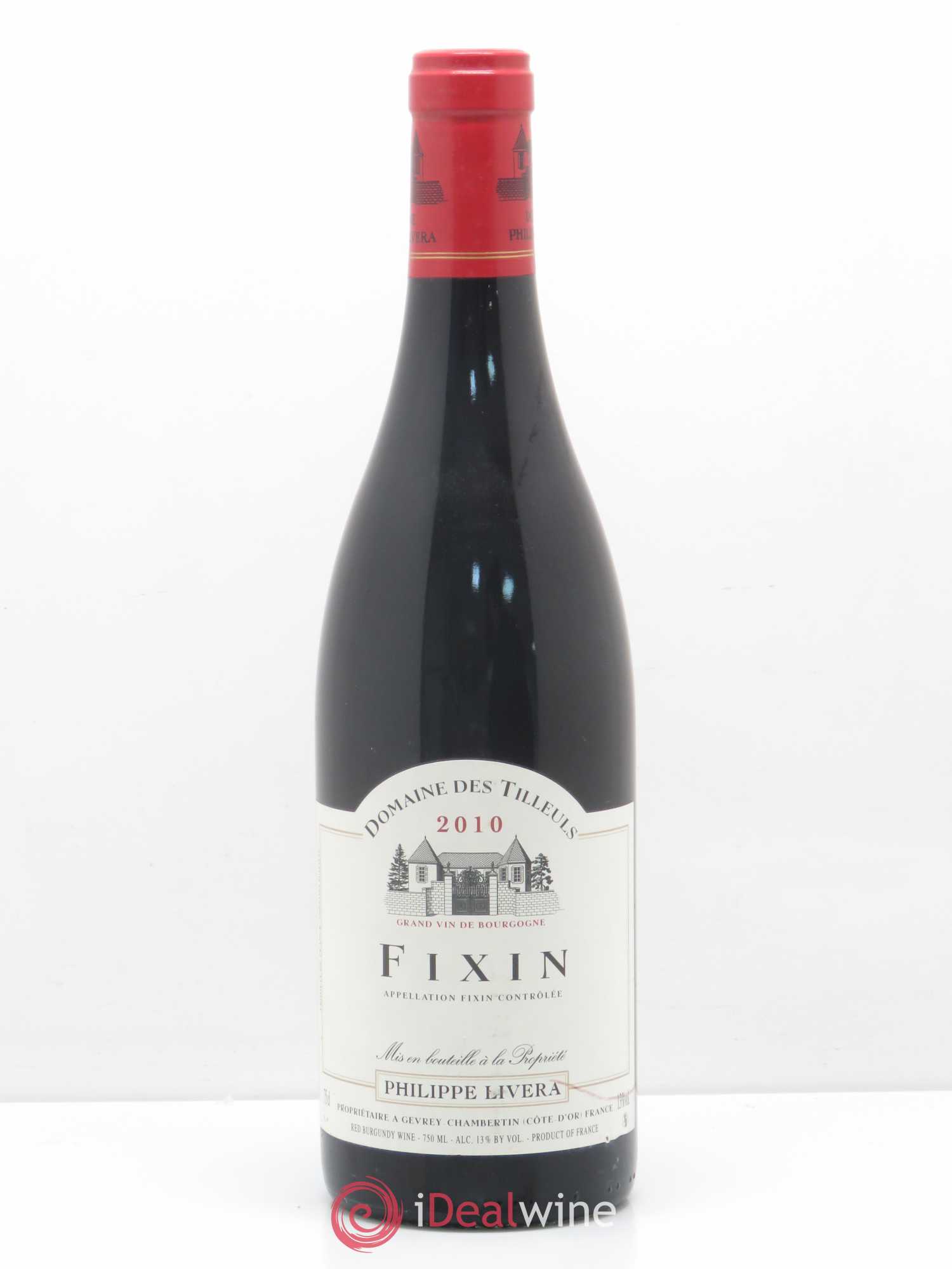Fixin Tilleuls (Domaine des) - Philippe Livera 2010 - Lot de 1 bouteille - 0