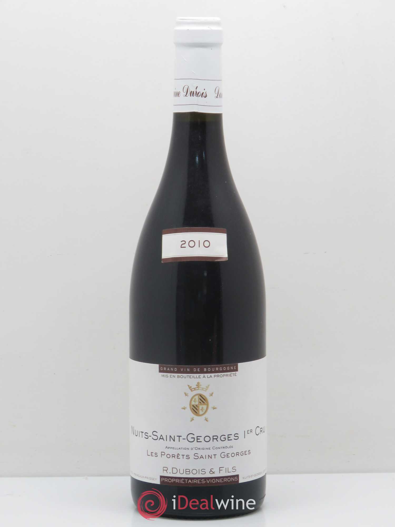 Nuits-Saint-Georges 1er Cru Les Porets St georges R.Dubois 2010 - Posten von 1 Flasche - 0