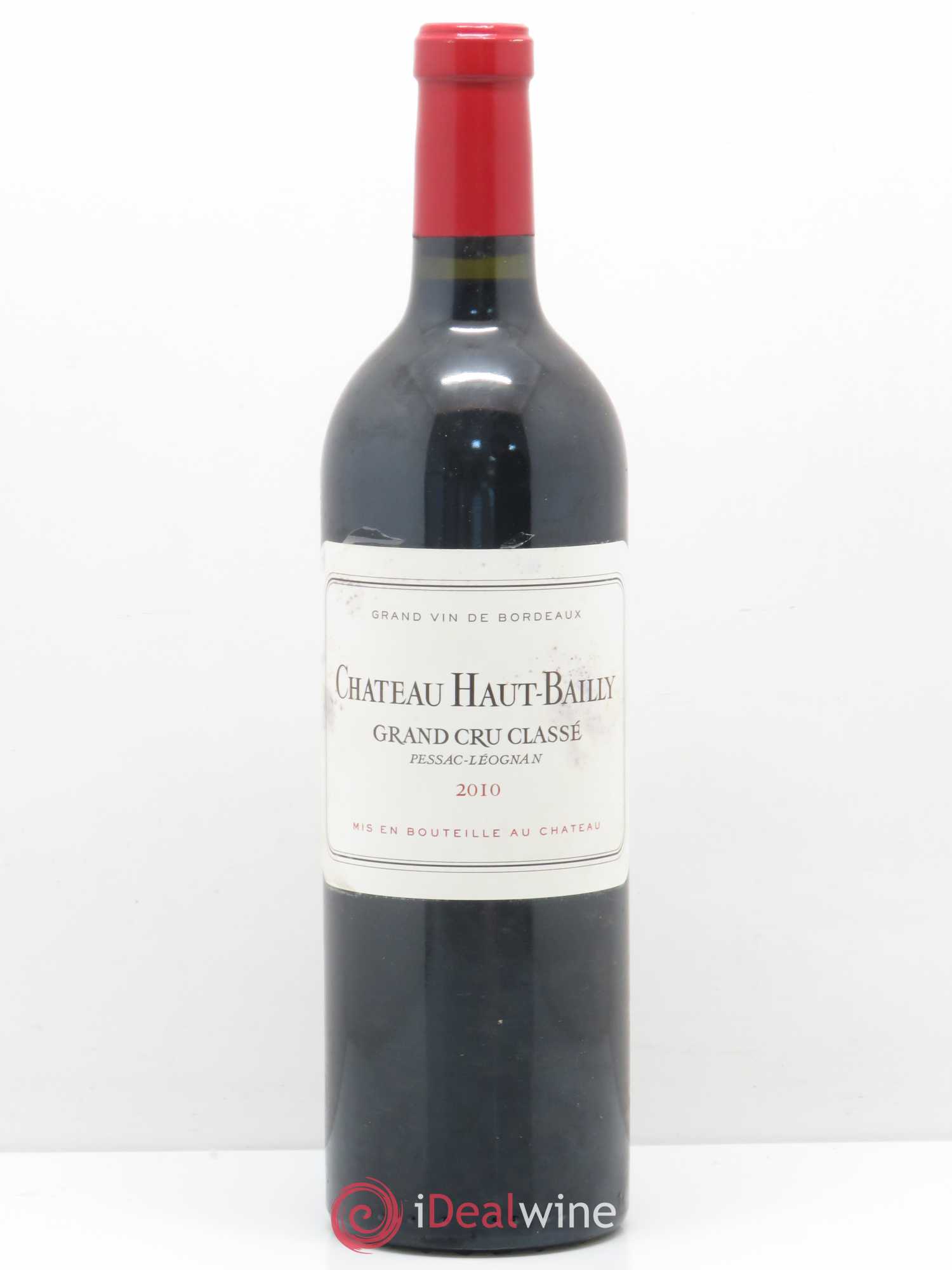Château Haut-Bailly Cru Classé de Graves 2010 - Lot de 1 bouteille - 0