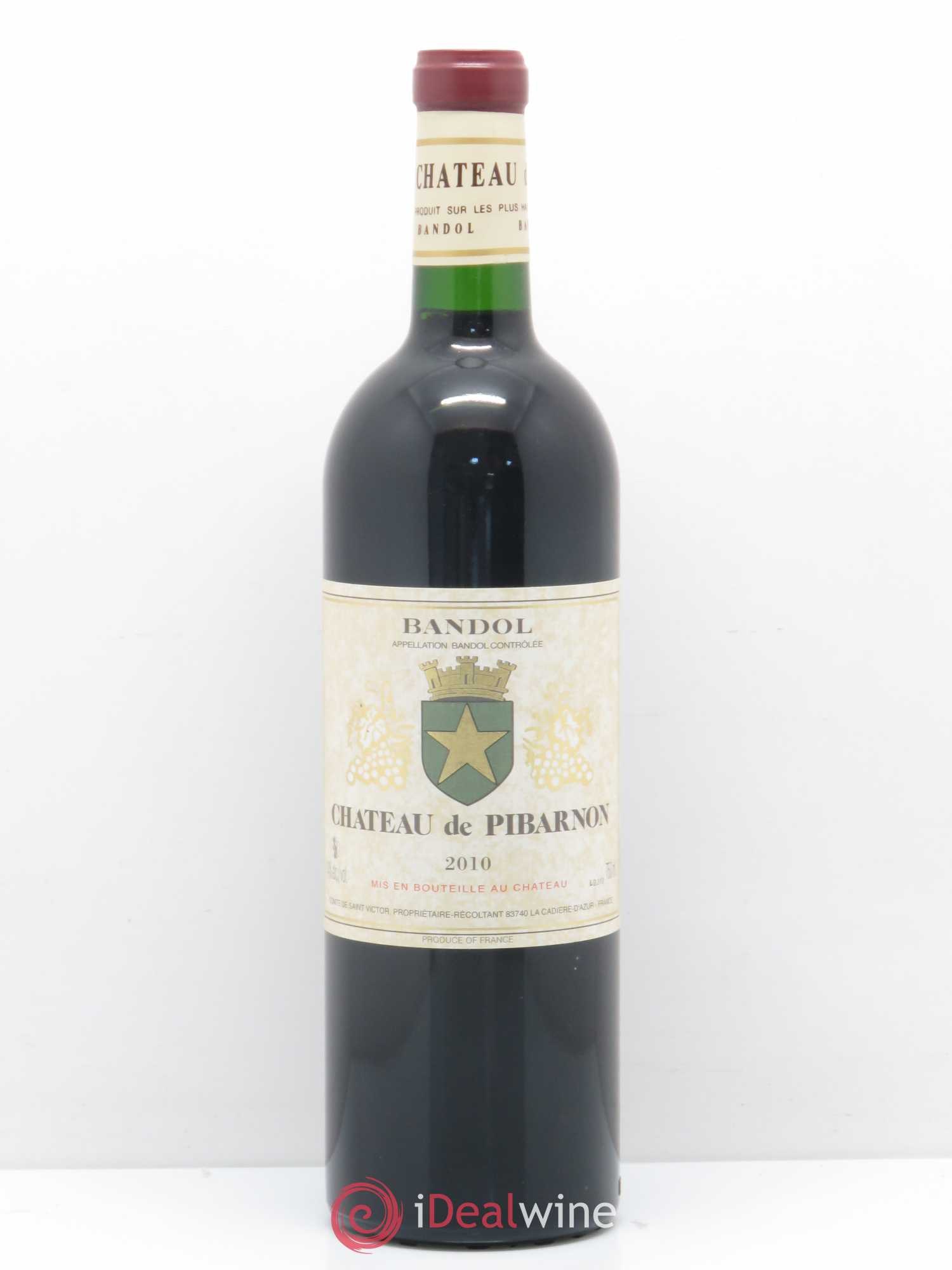 Bandol Château de Pibarnon Comte de Saint-Victor 2010 - Lot de 1 bouteille - 0