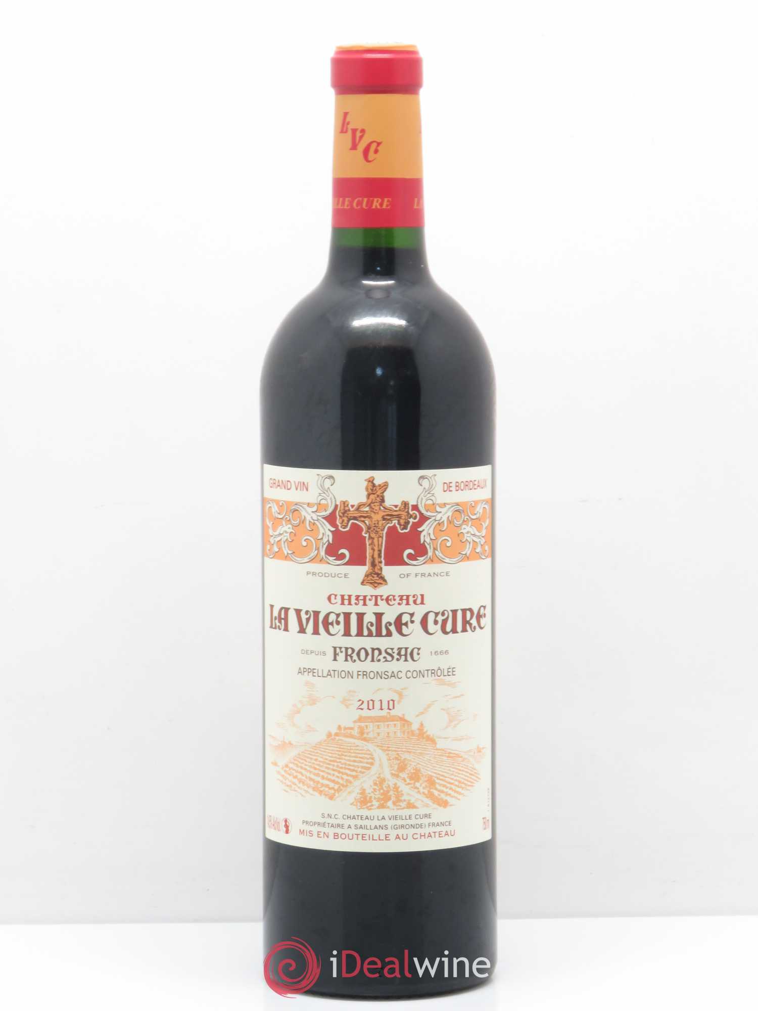 Château La Vieille Cure 2010 - Lot de 1 bouteille - 0