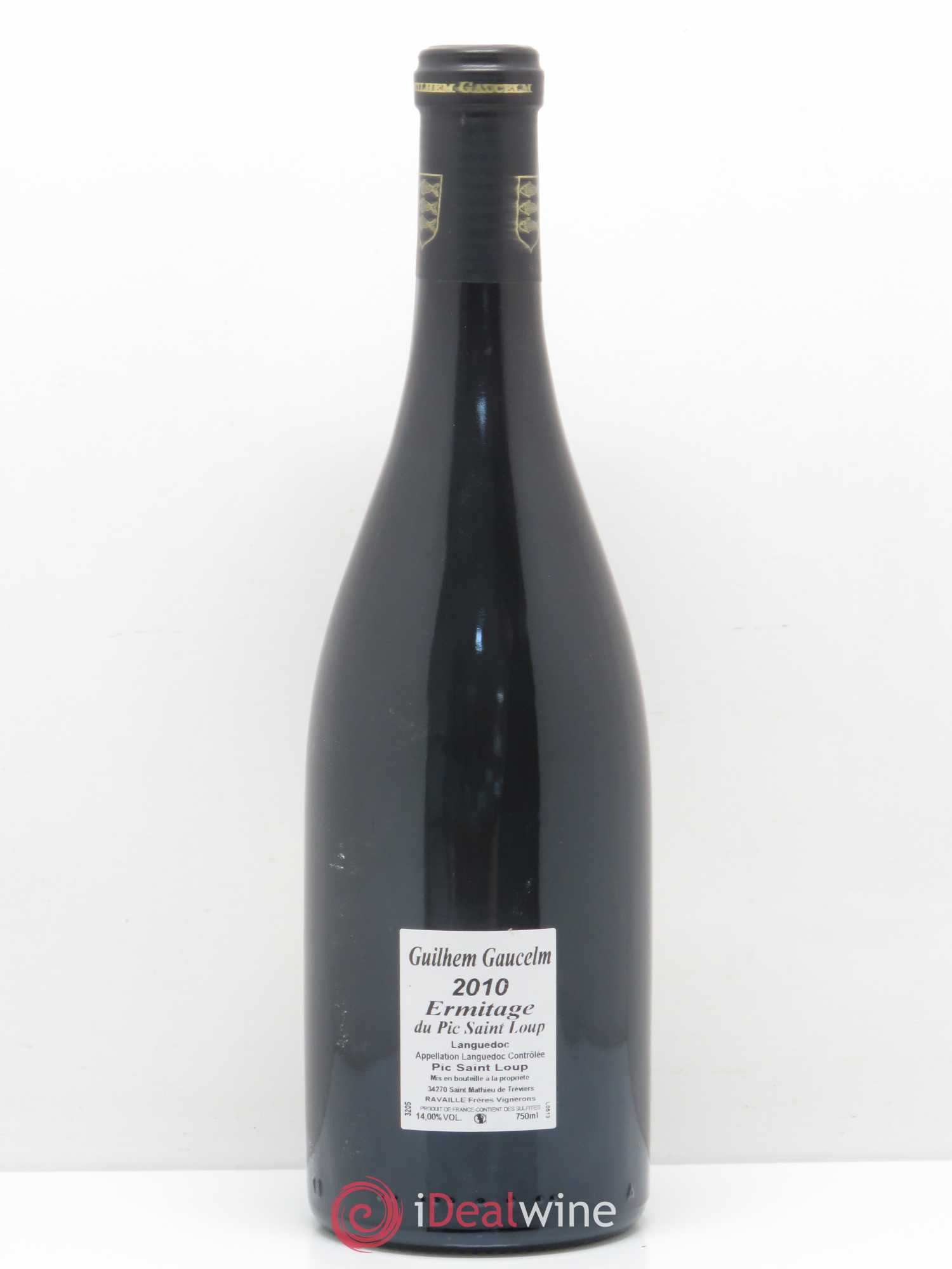 Pic Saint-Loup Héritage du Pic Saint-Loup (anciennement Ermitage) Guilhem Gaucelm 2010 - Lot de 1 bouteille - 1