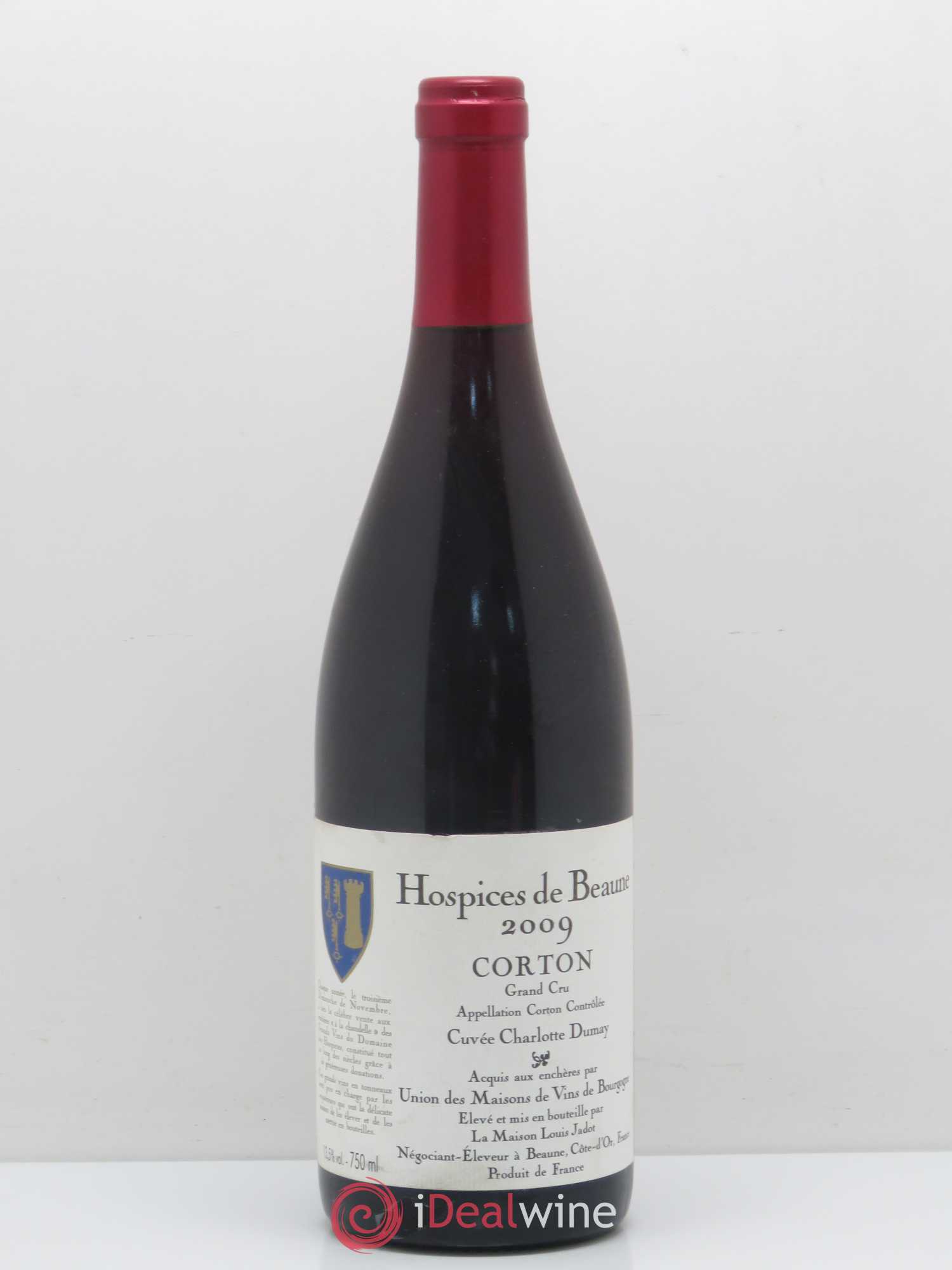 Corton Grand Cru Cuvee Charlotte Dumay Hospices De Beaune Jadot 2009 - Posten von 1 Flasche - 0