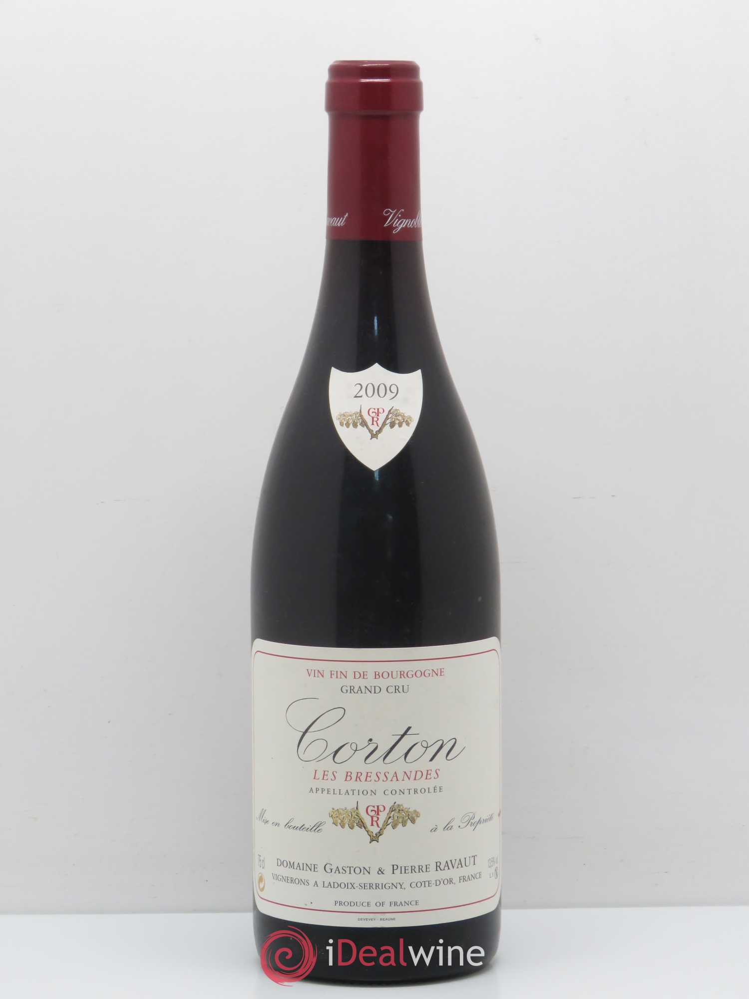 Corton Grand Cru Bressandes Ravaut 2009 - Lot de 1 bouteille - 0