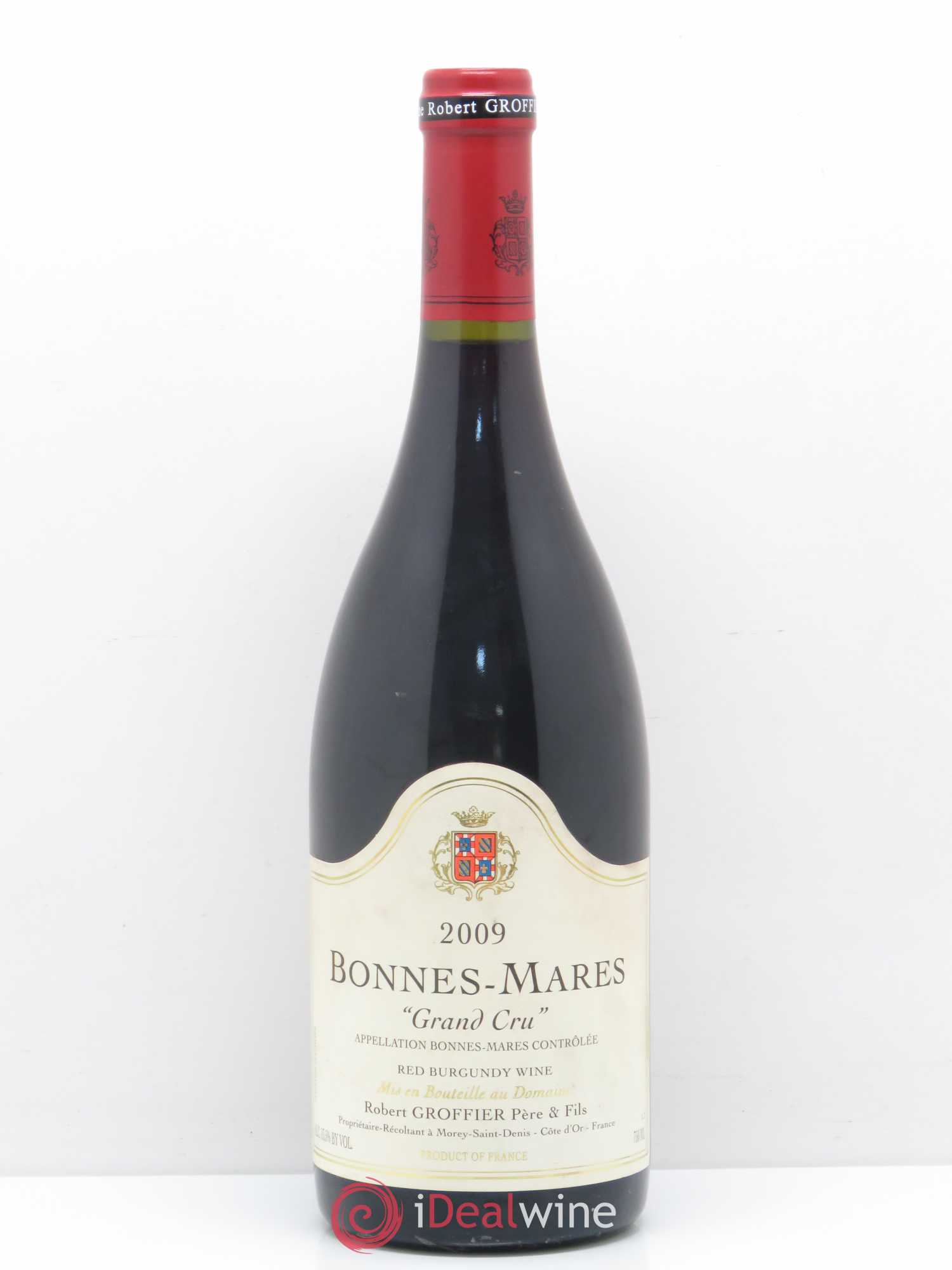 Bonnes-Mares Grand Cru Robert Groffier Père & Fils (Domaine) 2009 - Lot de 1 bouteille - 0