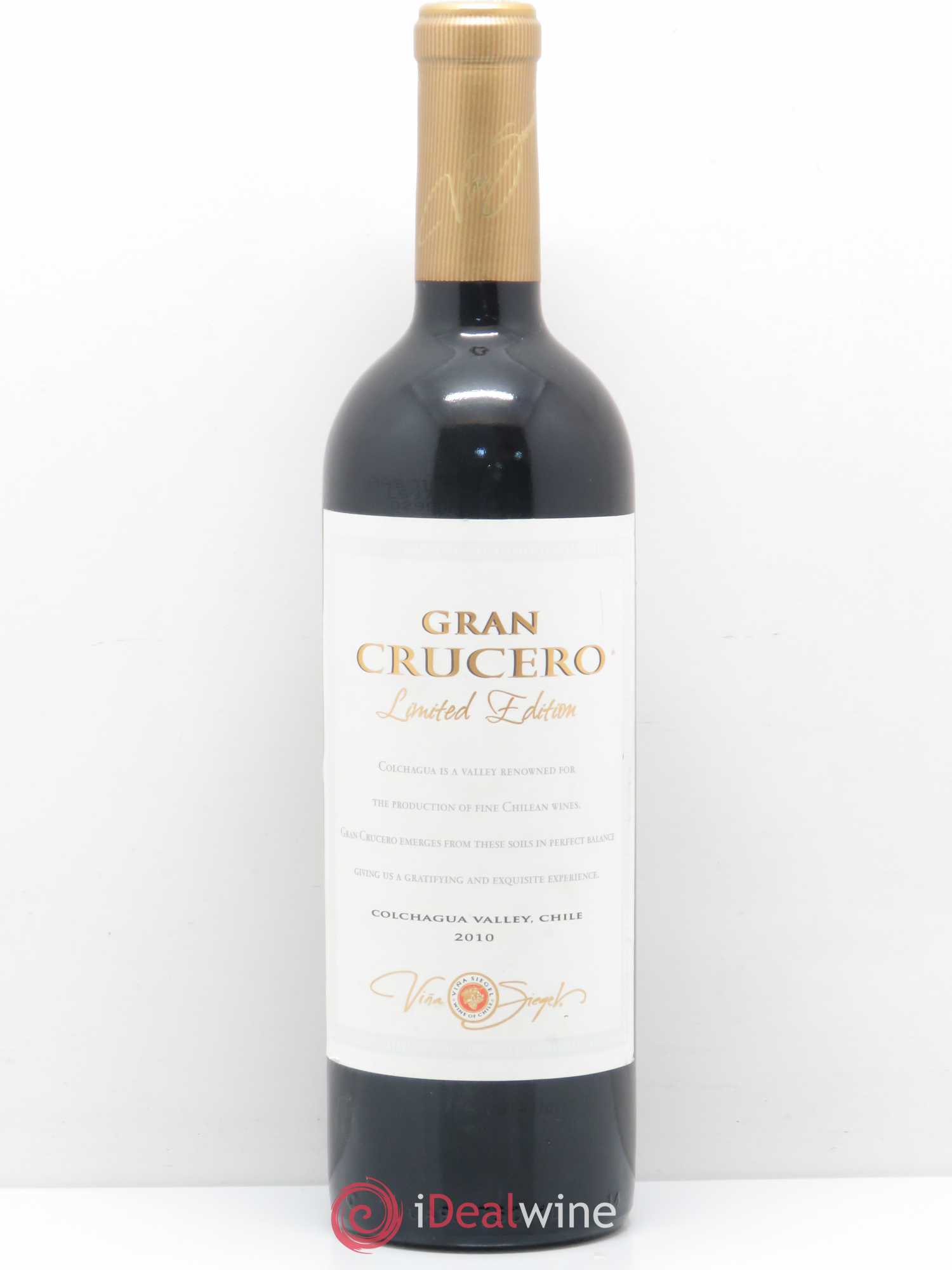 Chili Gran Crucero Limited edition Vina Sieget - Chile 2010 - Posten von 1 Flasche - 0