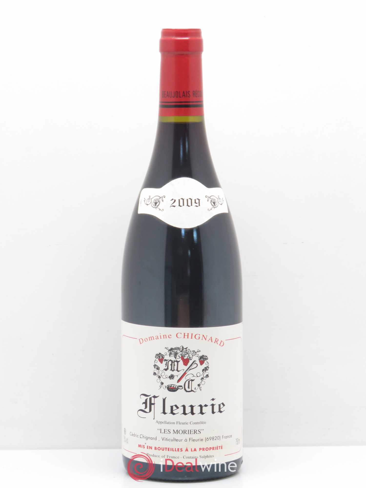 Fleurie Les Moriers Chignard (Domaine) 2009 - Lot de 1 bouteille - 0
