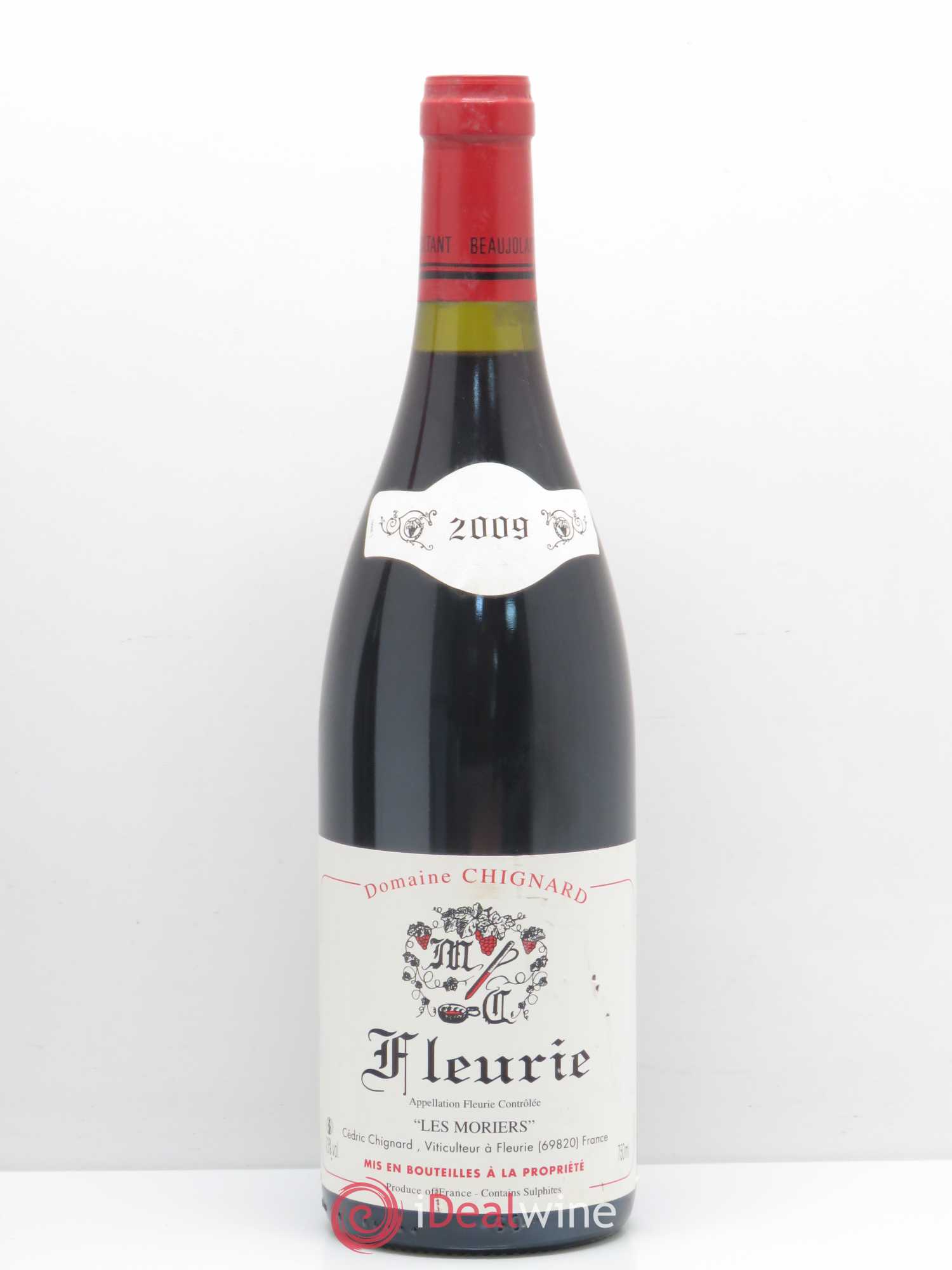Fleurie Les Moriers Chignard (Domaine) 2009 - Lot de 1 bouteille - 0