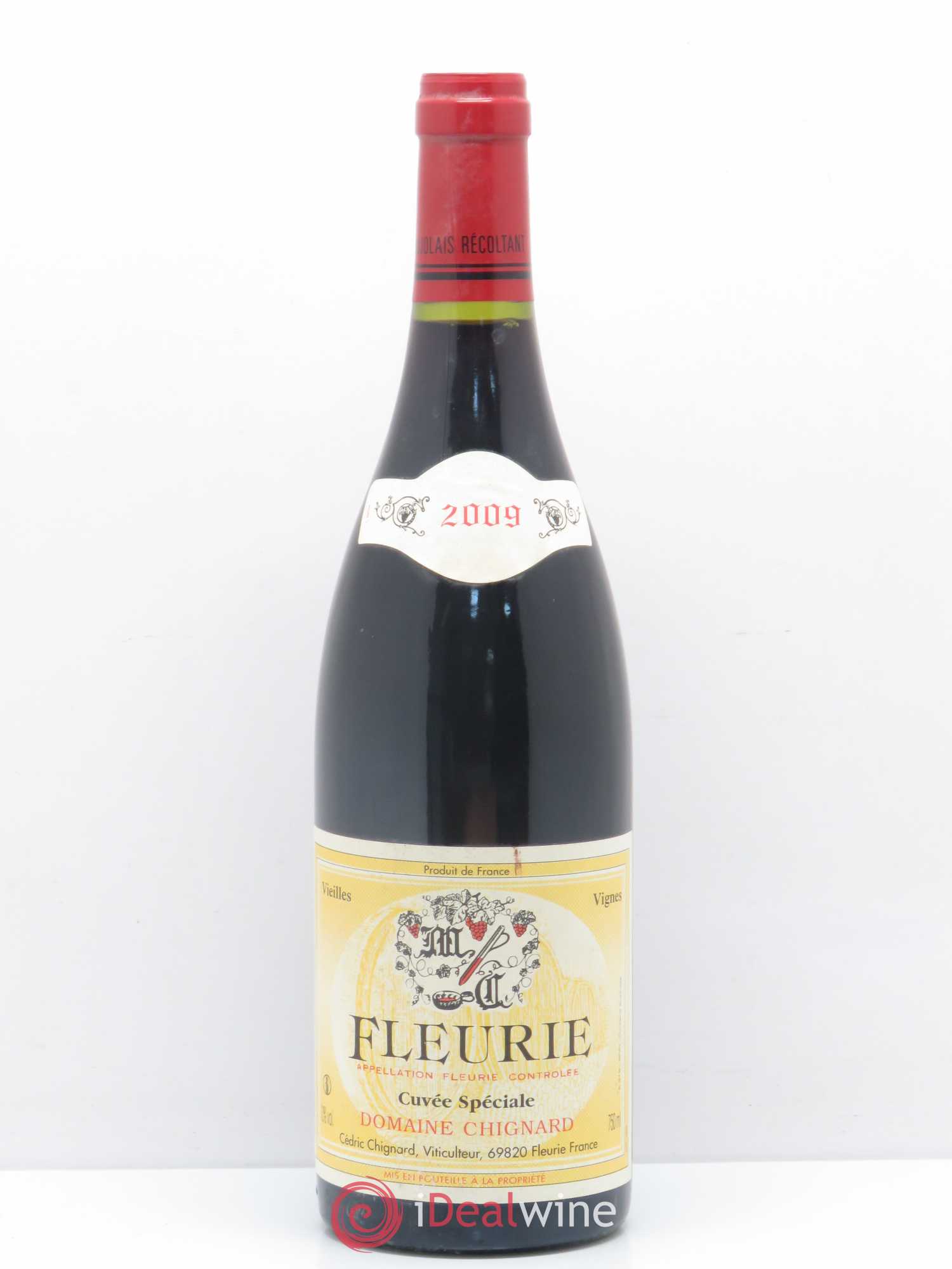Fleurie Cuvée Spéciale Vieilles Vignes Chignard (Domaine) 2009 - Lot de 1 bouteille - 0