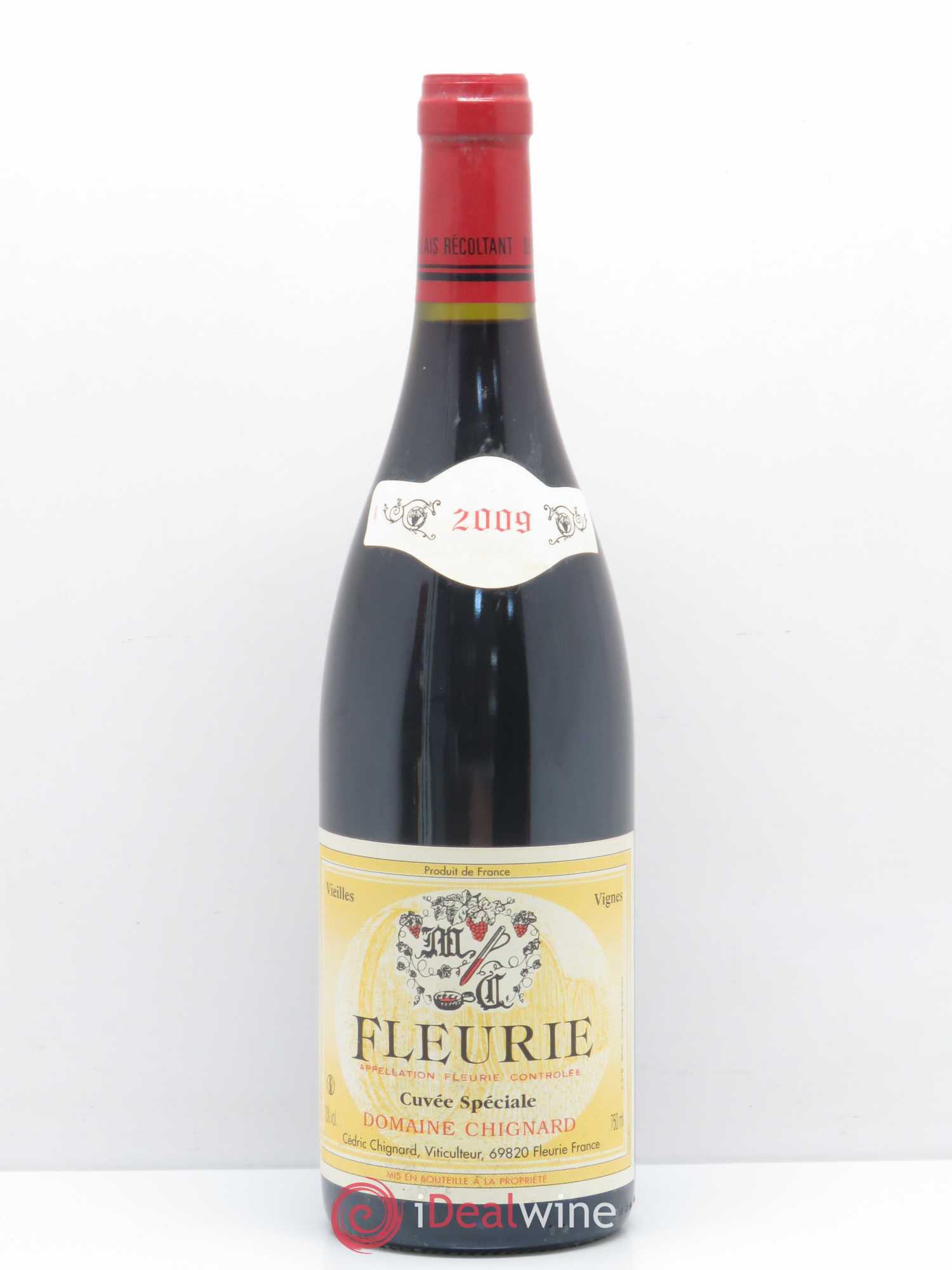 Fleurie Cuvée Spéciale Vieilles Vignes Chignard (Domaine) 2009 - Lot de 1 bouteille - 0