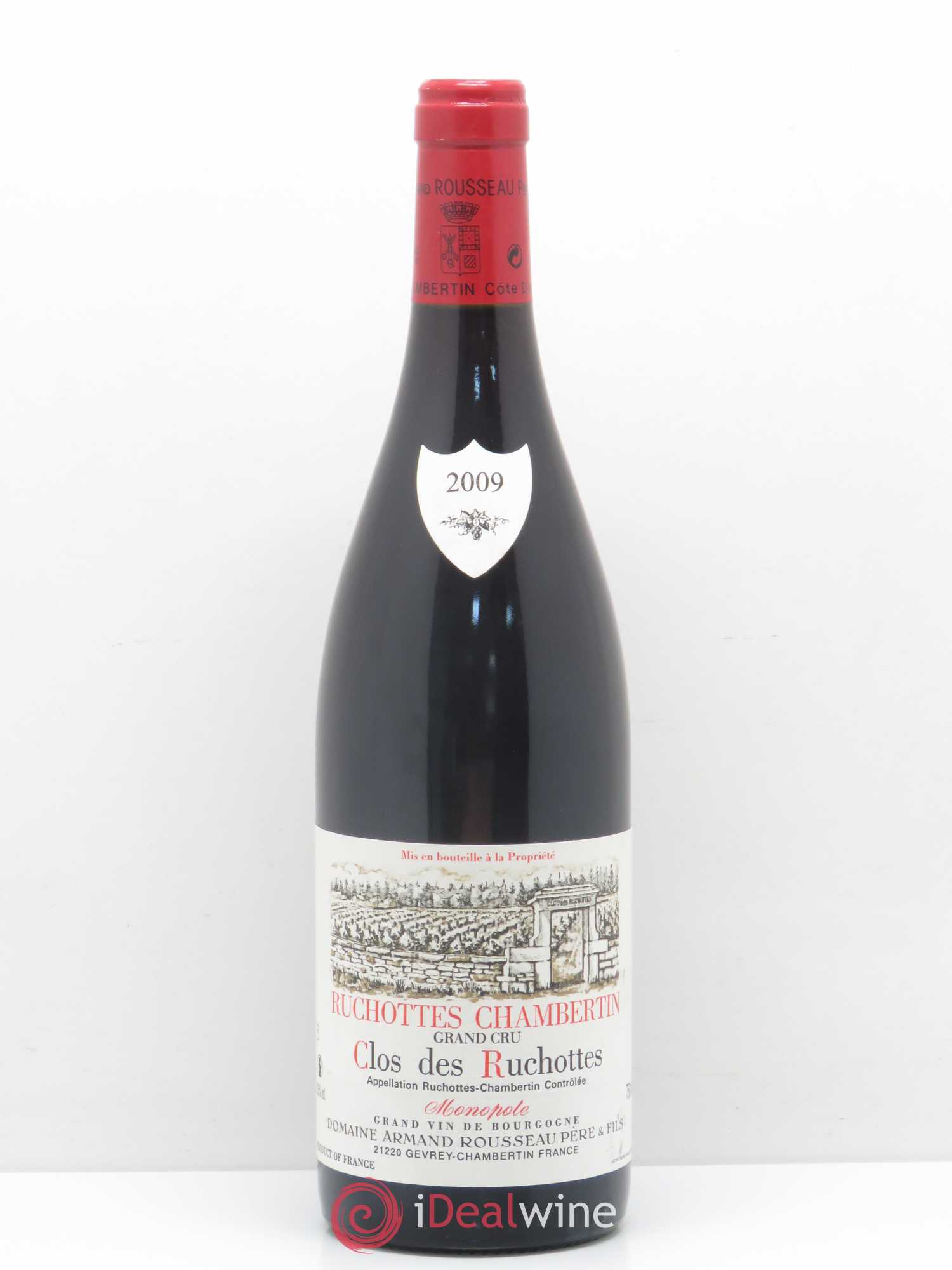 Ruchottes-Chambertin Grand Cru Clos des Ruchottes Armand Rousseau (Domaine) 2009 - Lot of 1 bottle - 0