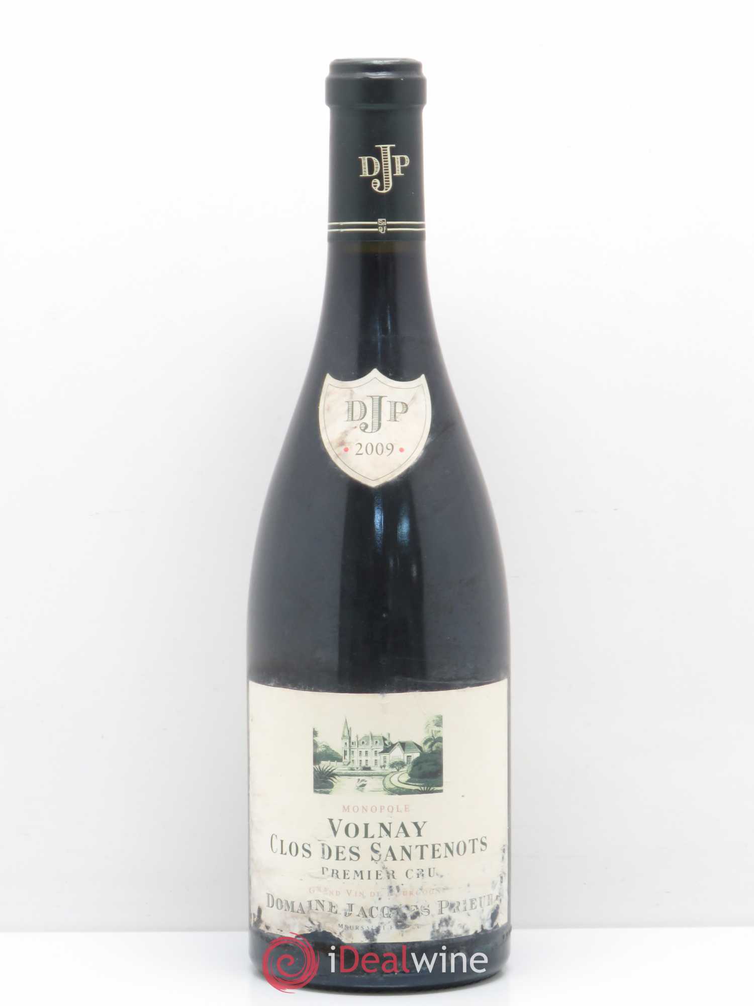 Volnay 1er Cru Clos des Santenots Jacques Prieur (Domaine) 2009 - Lot de 1 bouteille - 0