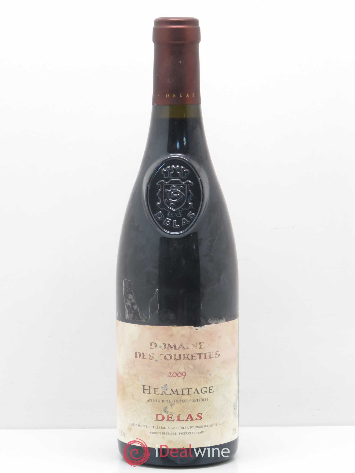 Hermitage Domaine des Tourettes Delas Frères 2009 - Lot de 1 bouteille - 0