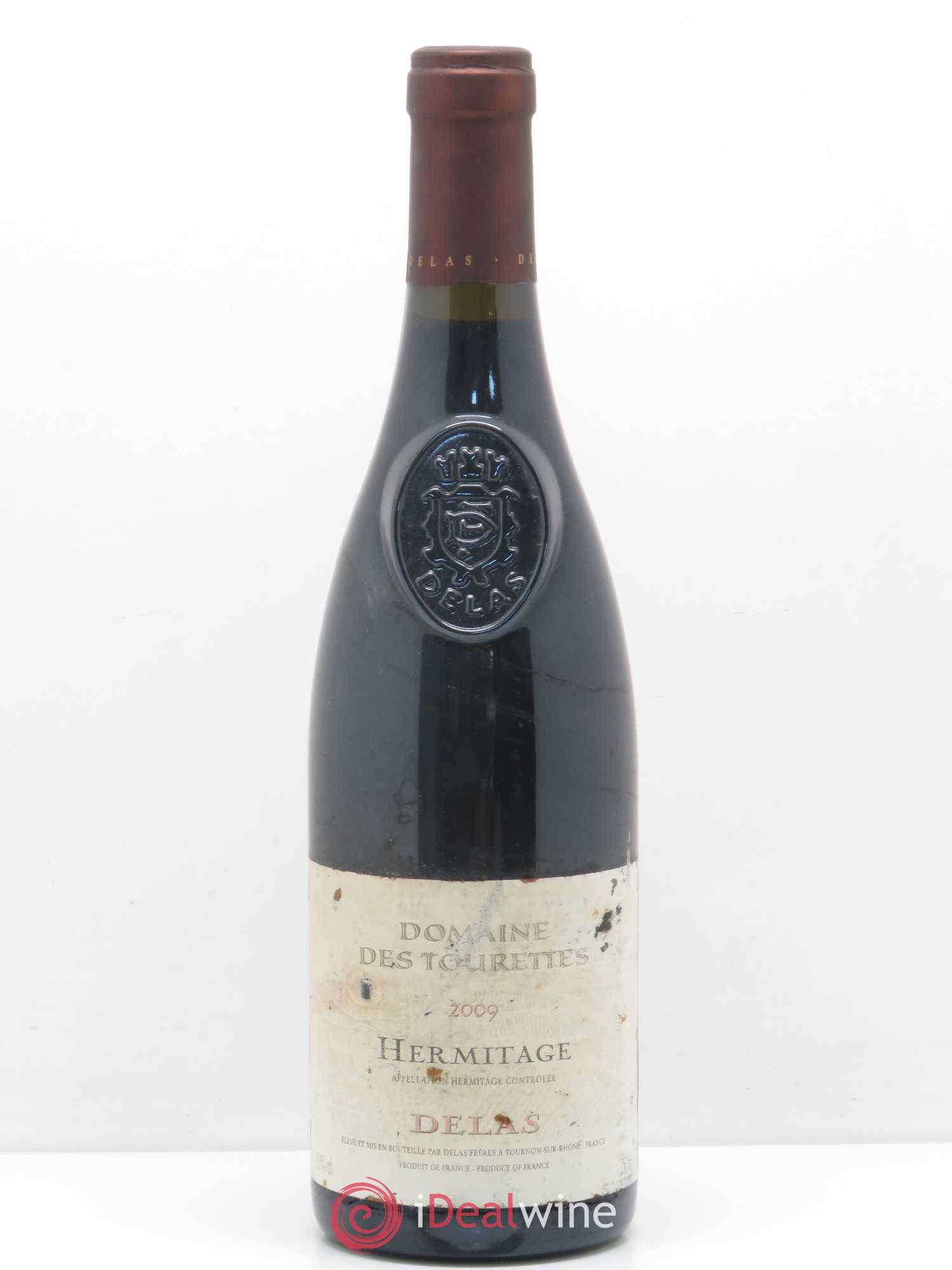 Hermitage Domaine des Tourettes Delas Frères 2009 - Lot de 1 bouteille - 0